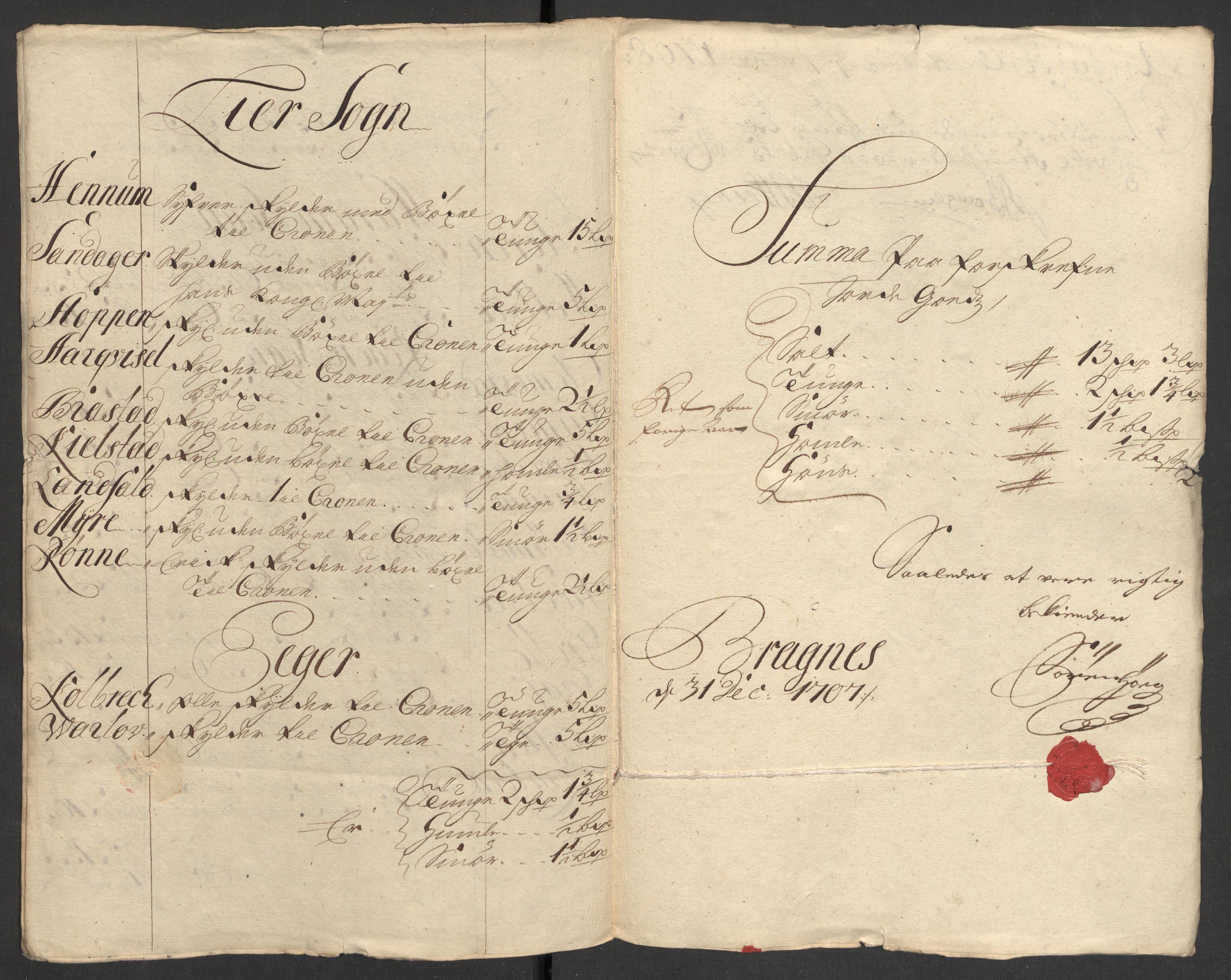 Rentekammeret inntil 1814, Reviderte regnskaper, Fogderegnskap, RA/EA-4092/R30/L1701: Fogderegnskap Hurum, Røyken, Eiker og Lier, 1706-1707, p. 256
