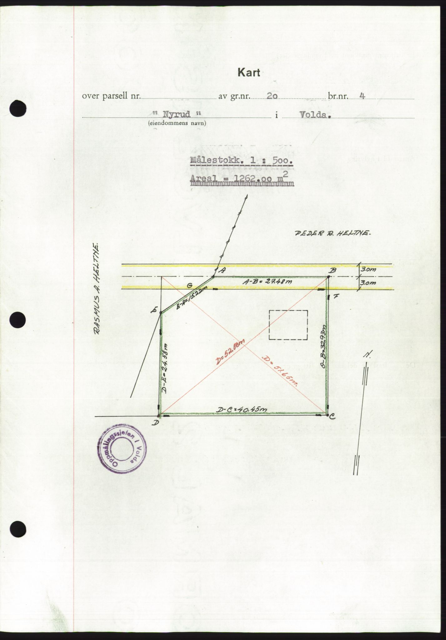 Søre Sunnmøre sorenskriveri, AV/SAT-A-4122/1/2/2C/L0110: Mortgage book no. 36A, 1958-1958, Diary no: : 2248/1958