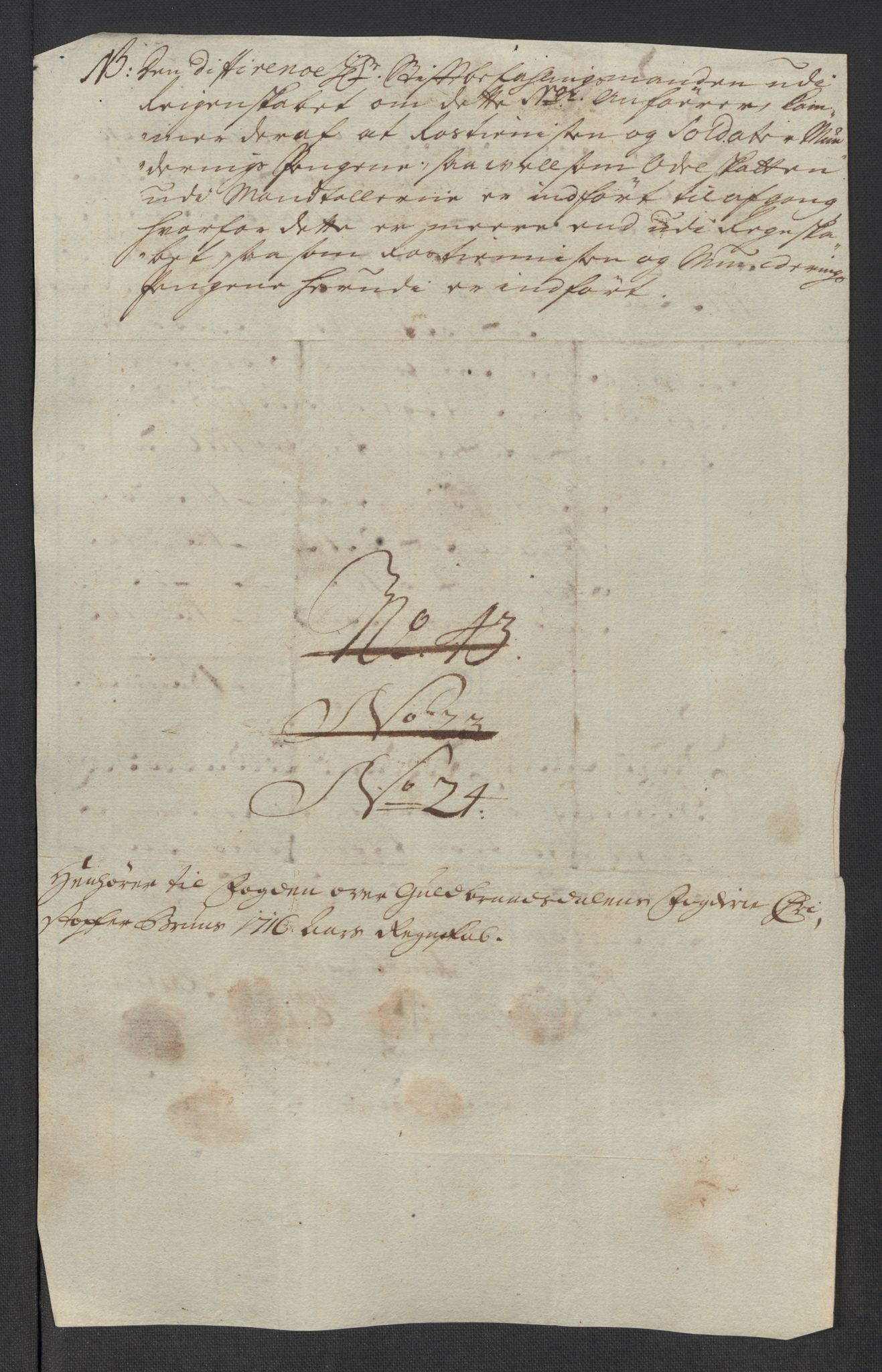 Rentekammeret inntil 1814, Reviderte regnskaper, Fogderegnskap, AV/RA-EA-4092/R17/L1186: Fogderegnskap Gudbrandsdal, 1716, p. 230