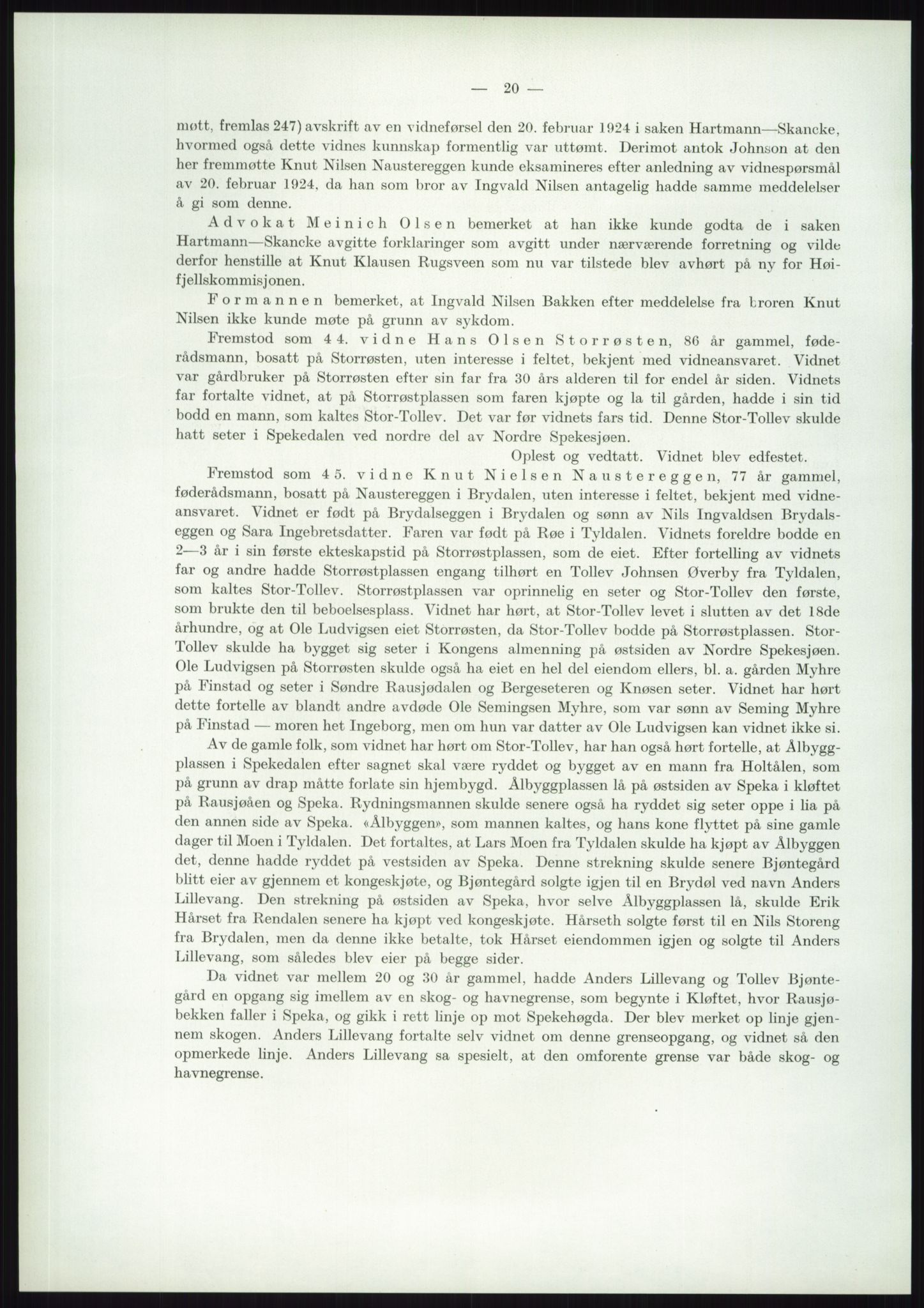 Høyfjellskommisjonen, AV/RA-S-1546/X/Xa/L0001: Nr. 1-33, 1909-1953, p. 4391