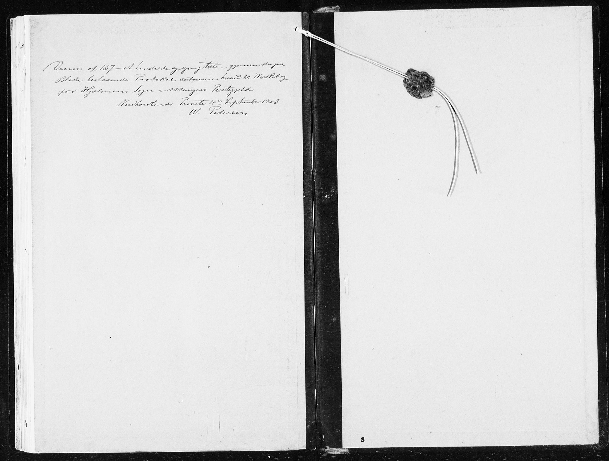 Herdla Sokneprestembete, AV/SAB-A-75701/H/Haa: Parish register (official) no. B 1, 1902-1921