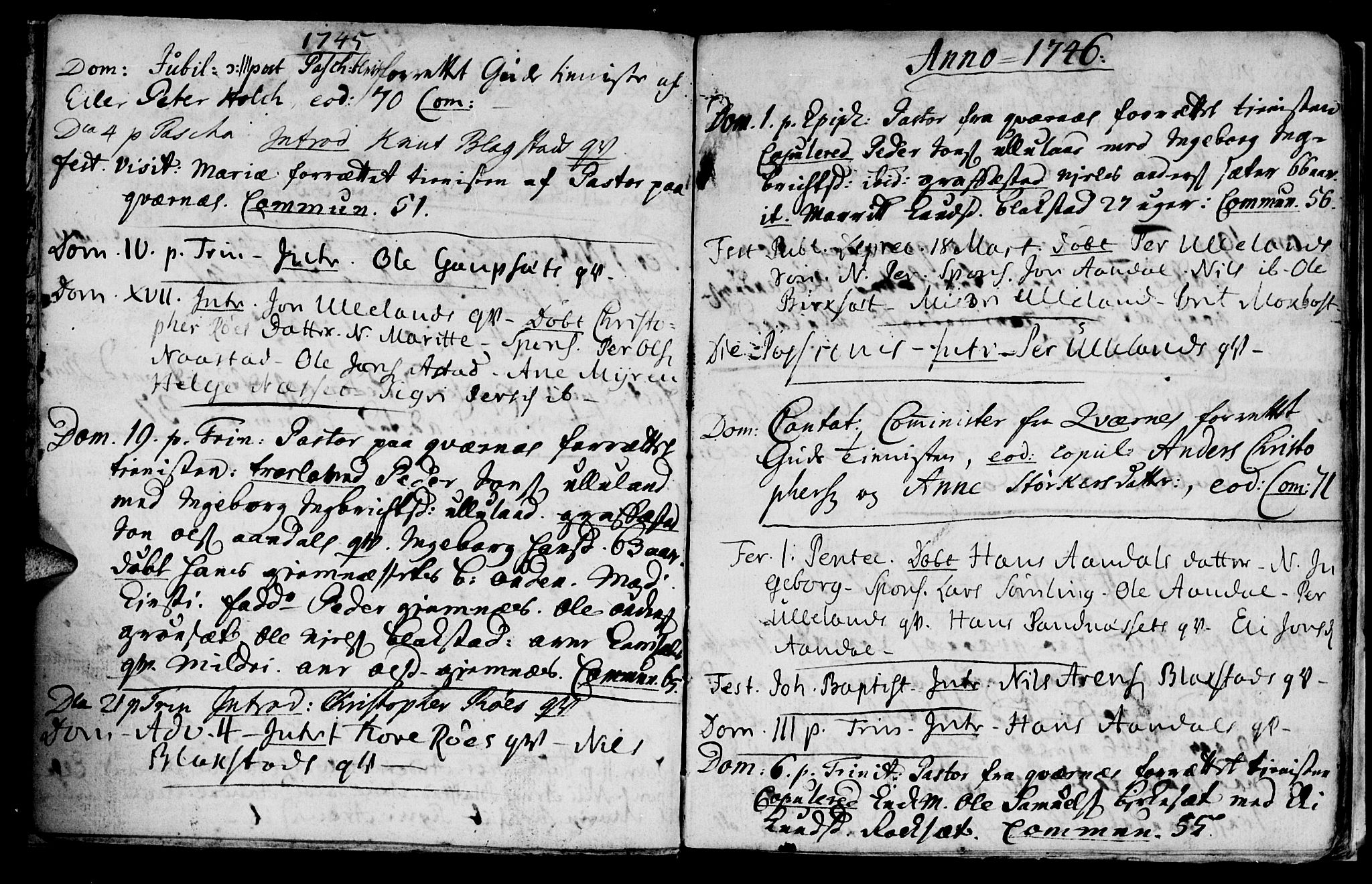 Ministerialprotokoller, klokkerbøker og fødselsregistre - Møre og Romsdal, SAT/A-1454/584/L0961: Parish register (official) no. 584A01, 1731-1765