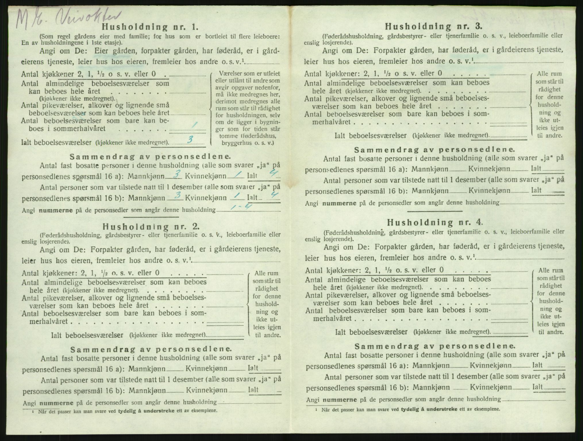SAKO, 1920 census for Brunlanes, 1920, p. 1220