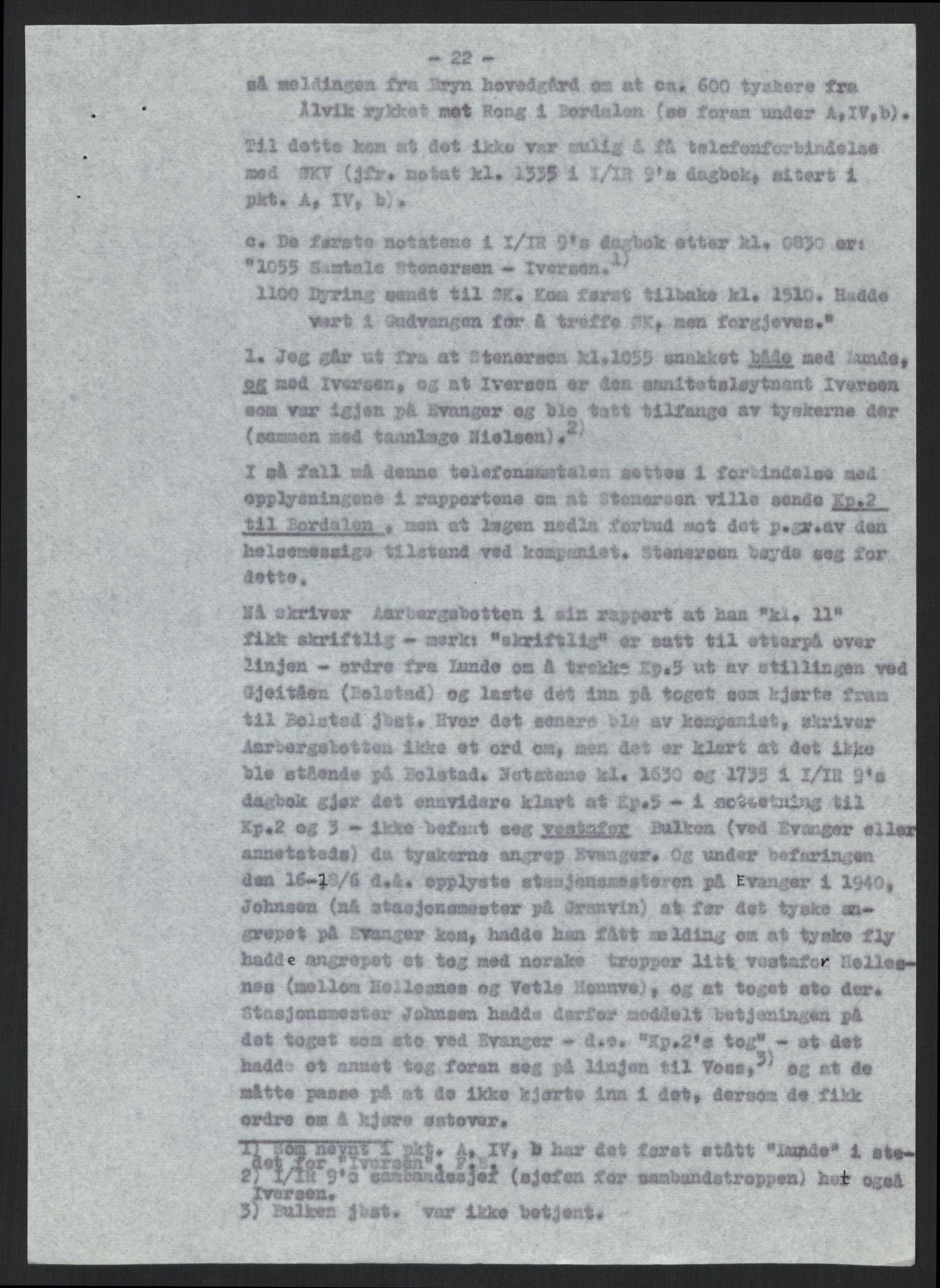 Forsvaret, Forsvarets krigshistoriske avdeling, AV/RA-RAFA-2017/Y/Yb/L0100: II-C-11-401-402  -  4. Divisjon., 1940-1962, p. 289