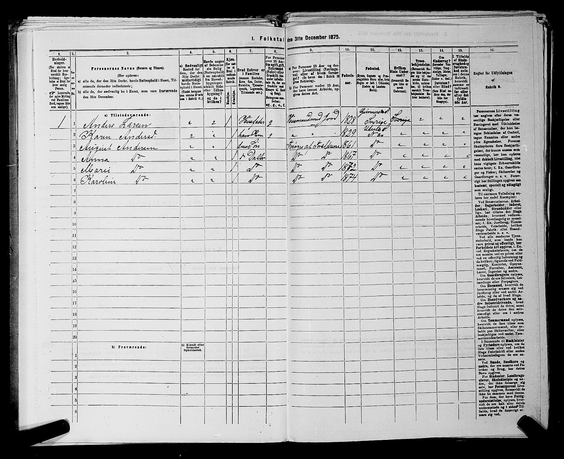 RA, 1875 census for 0236P Nes, 1875, p. 2590