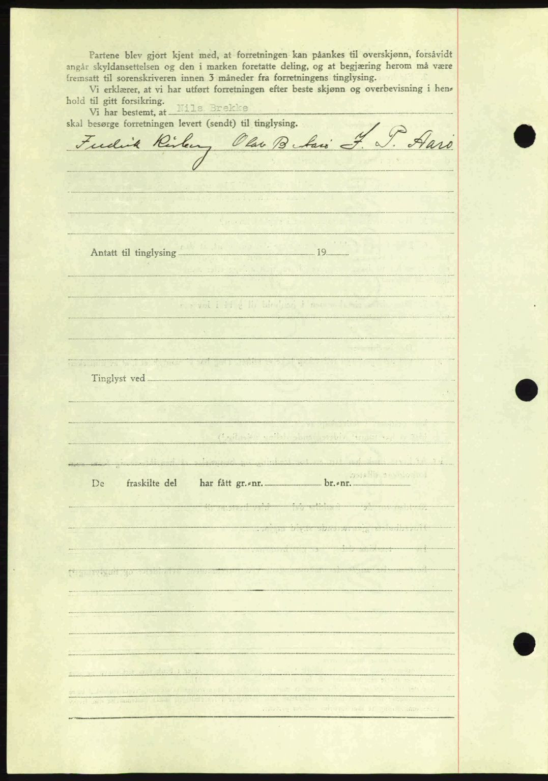 Romsdal sorenskriveri, AV/SAT-A-4149/1/2/2C: Mortgage book no. A12, 1942-1942, Diary no: : 1236/1942