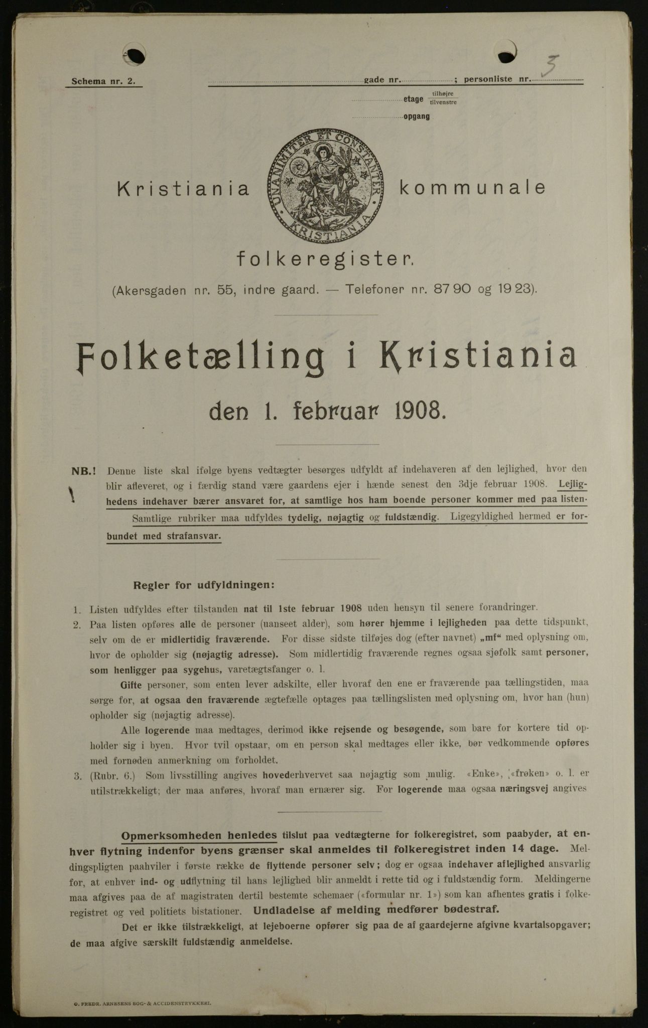 OBA, Municipal Census 1908 for Kristiania, 1908, p. 92188