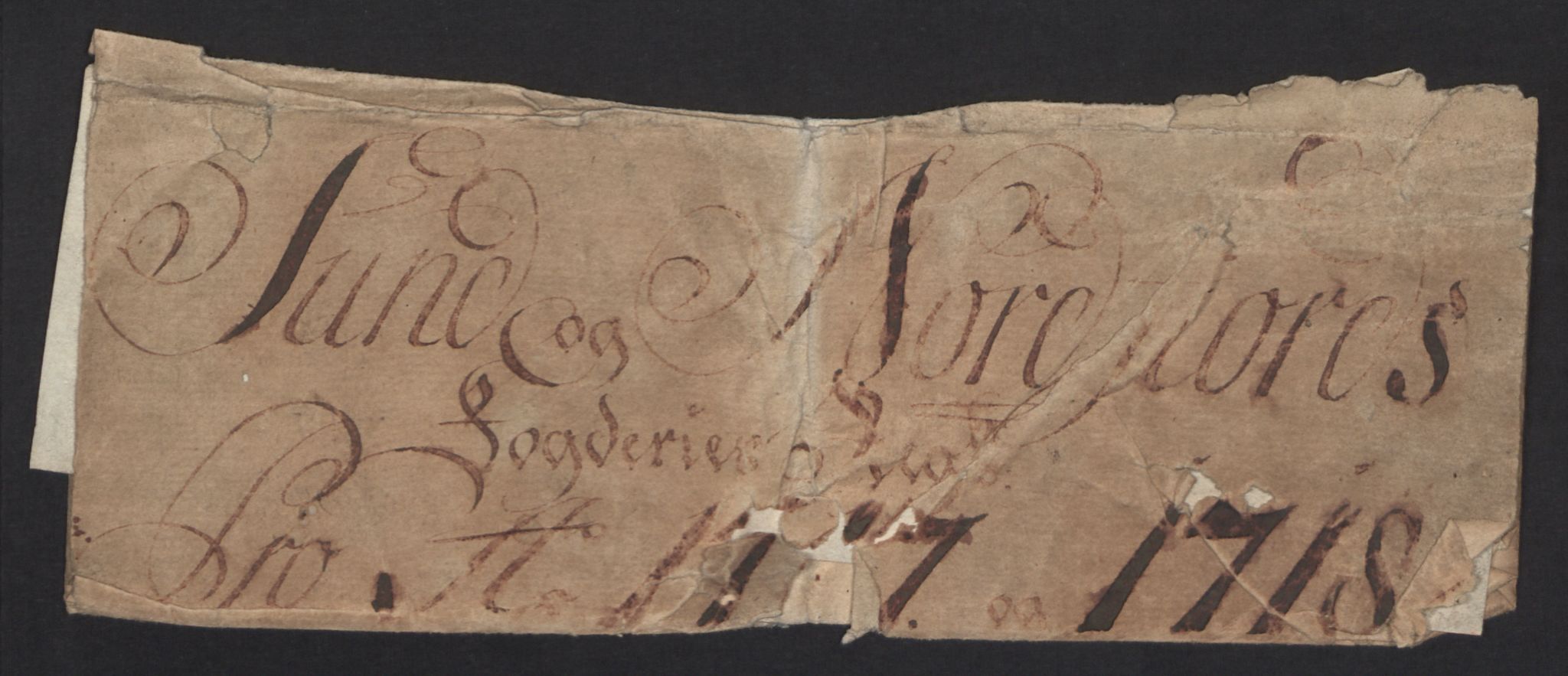 Rentekammeret inntil 1814, Reviderte regnskaper, Fogderegnskap, AV/RA-EA-4092/R53/L3441: Fogderegnskap Sunn- og Nordfjord, 1717-1718, p. 4