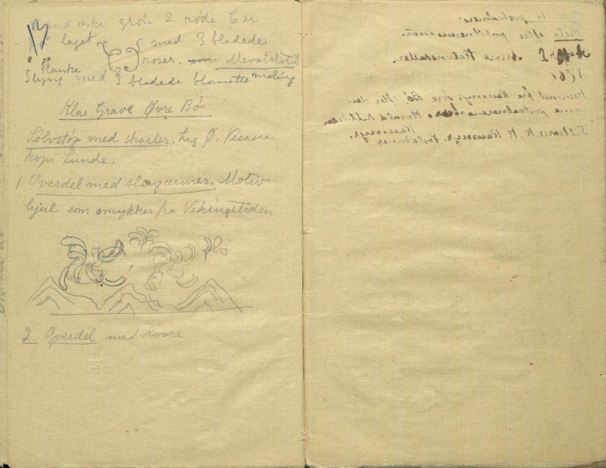 Rikard Berge, TEMU/TGM-A-1003/F/L0005/0021: 160-200 / 180 Bø. Tegninger av skåp, kister, bollar m.m. , 1907, p. 13