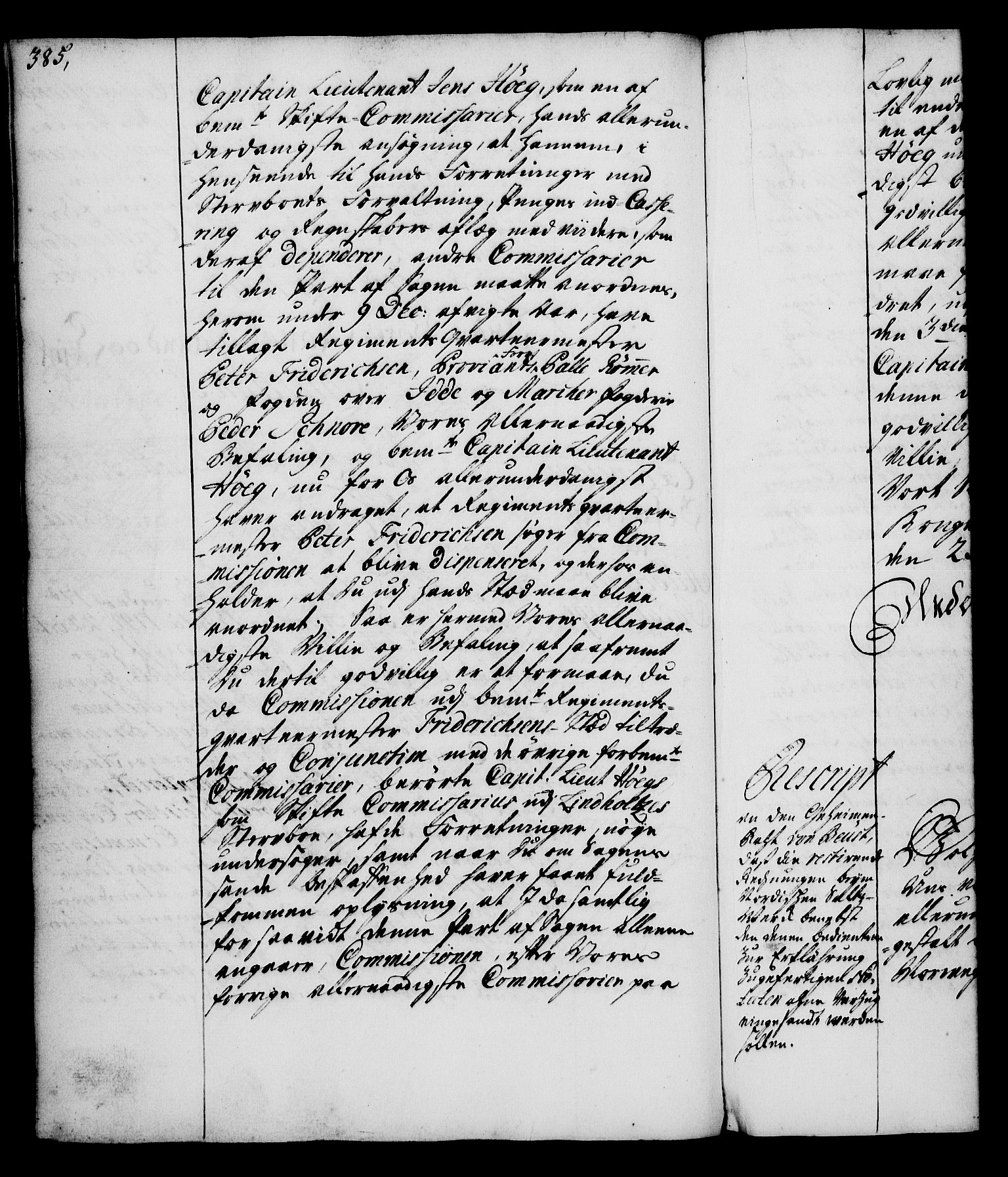 Rentekammeret, Kammerkanselliet, AV/RA-EA-3111/G/Gg/Gga/L0005: Norsk ekspedisjonsprotokoll med register (merket RK 53.5), 1741-1749, p. 385