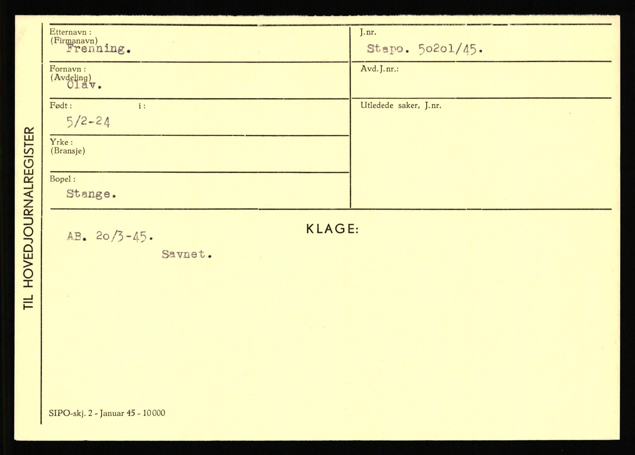 Statspolitiet - Hovedkontoret / Osloavdelingen, AV/RA-S-1329/C/Ca/L0004: Eid - funn av gjenstander	, 1943-1945, p. 4630