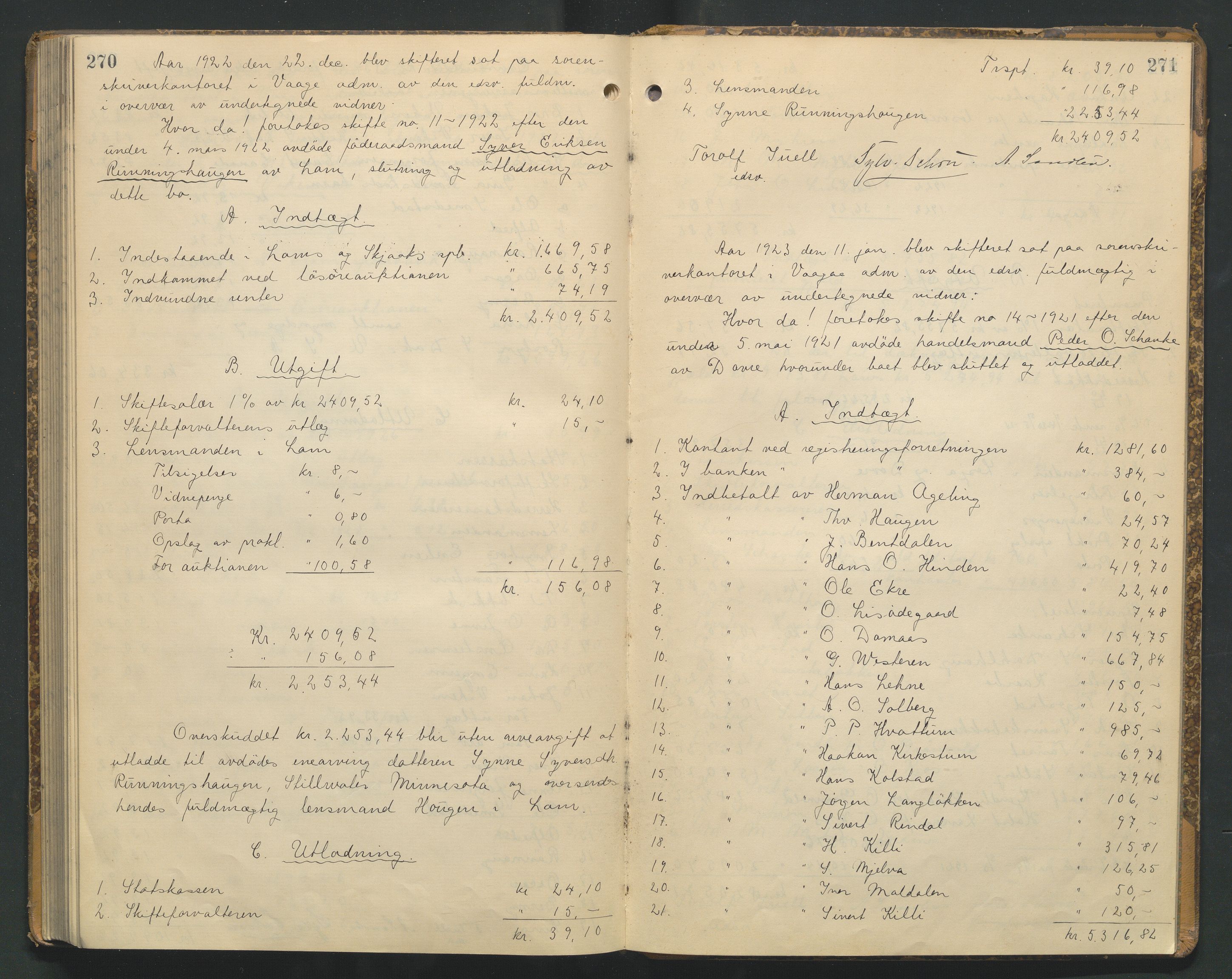 Nord-Gudbrandsdal tingrett, AV/SAH-TING-002/J/Jd/L0005: Skifteutlodningsprotokoll, 1916-1923, p. 270-271