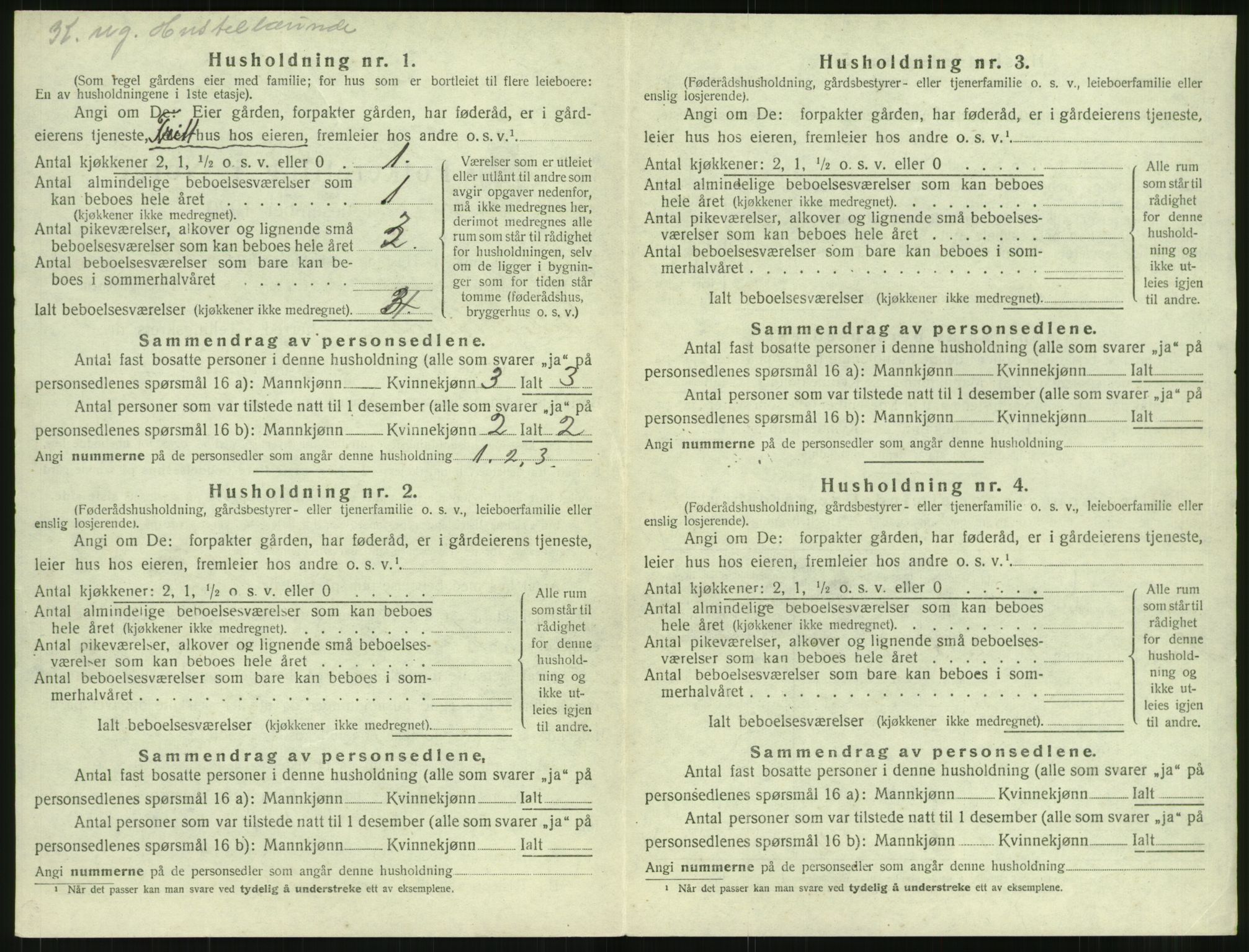 SAT, 1920 census for Eid (MR), 1920, p. 175