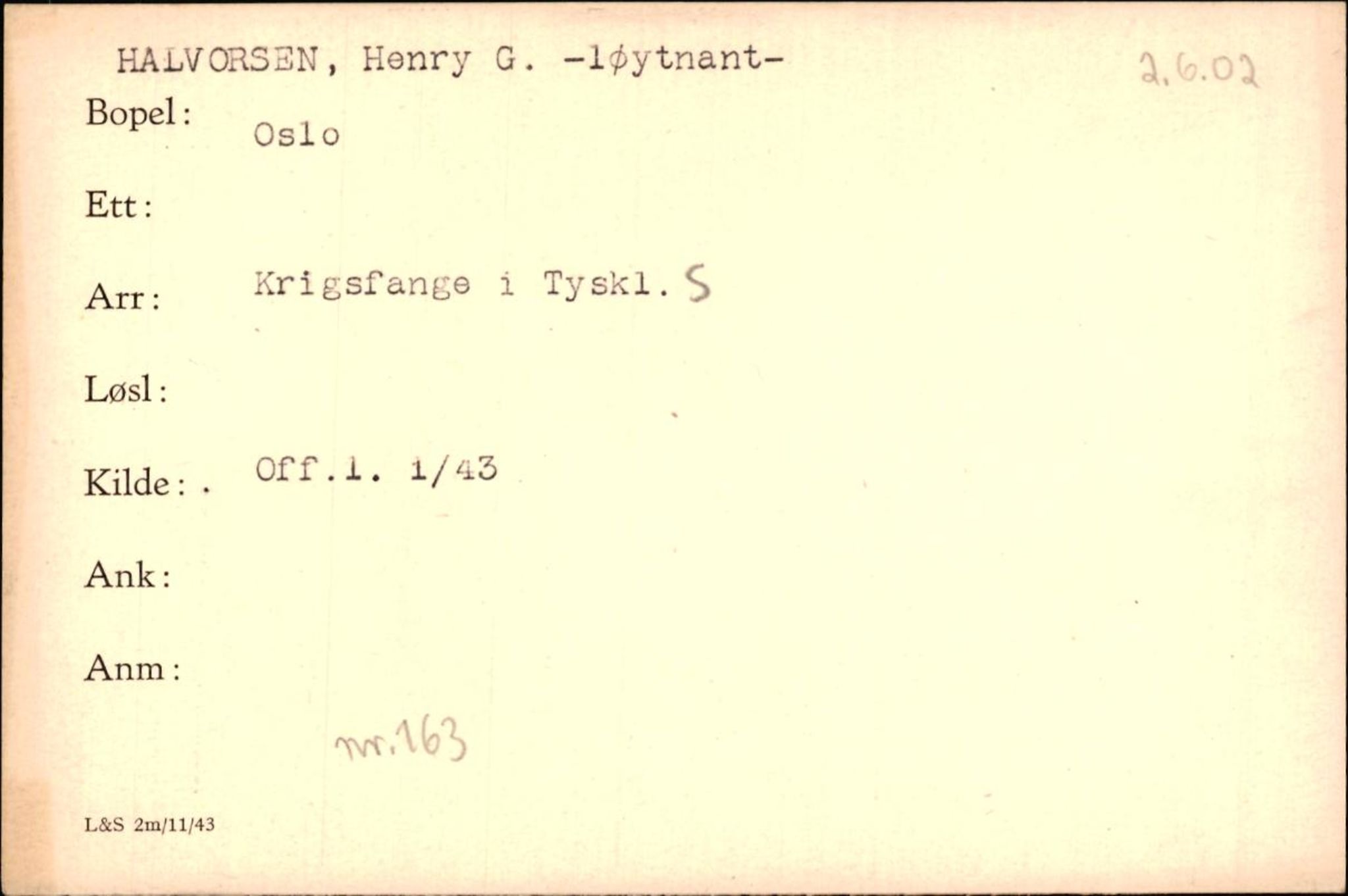 Forsvaret, Forsvarets krigshistoriske avdeling, AV/RA-RAFA-2017/Y/Yf/L0200: II-C-11-2102  -  Norske krigsfanger i Tyskland, 1940-1945, p. 363