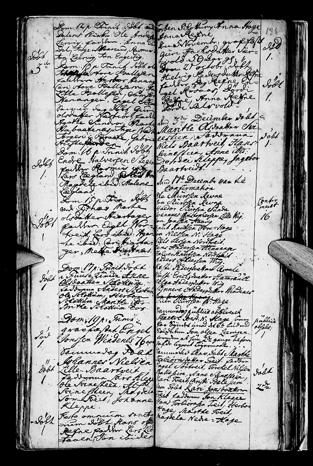 Os sokneprestembete, SAB/A-99929: Parish register (official) no. A 5, 1669-1760, p. 136