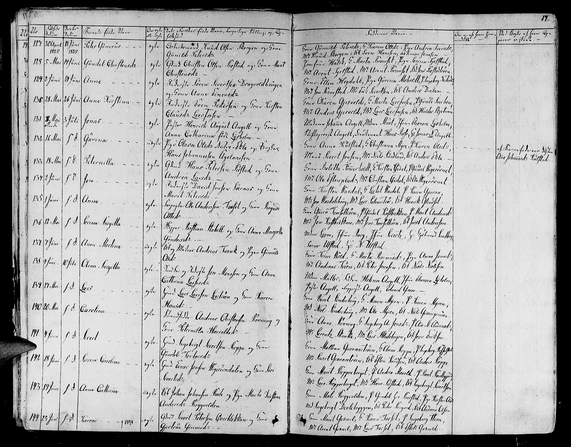 Ministerialprotokoller, klokkerbøker og fødselsregistre - Sør-Trøndelag, SAT/A-1456/606/L0286: Parish register (official) no. 606A04 /1, 1823-1840, p. 17