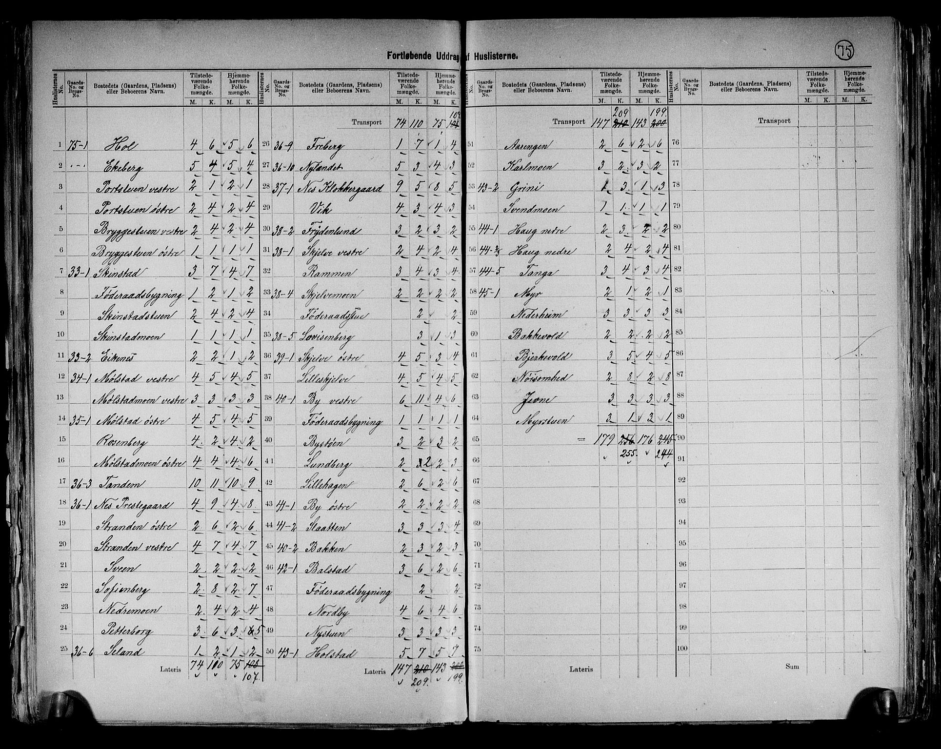 RA, 1891 census for 0411 Nes, 1891, p. 11