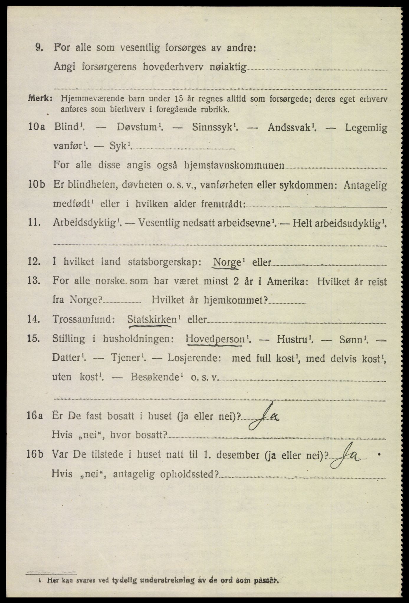 SAH, 1920 census for Nord-Fron, 1920, p. 8421