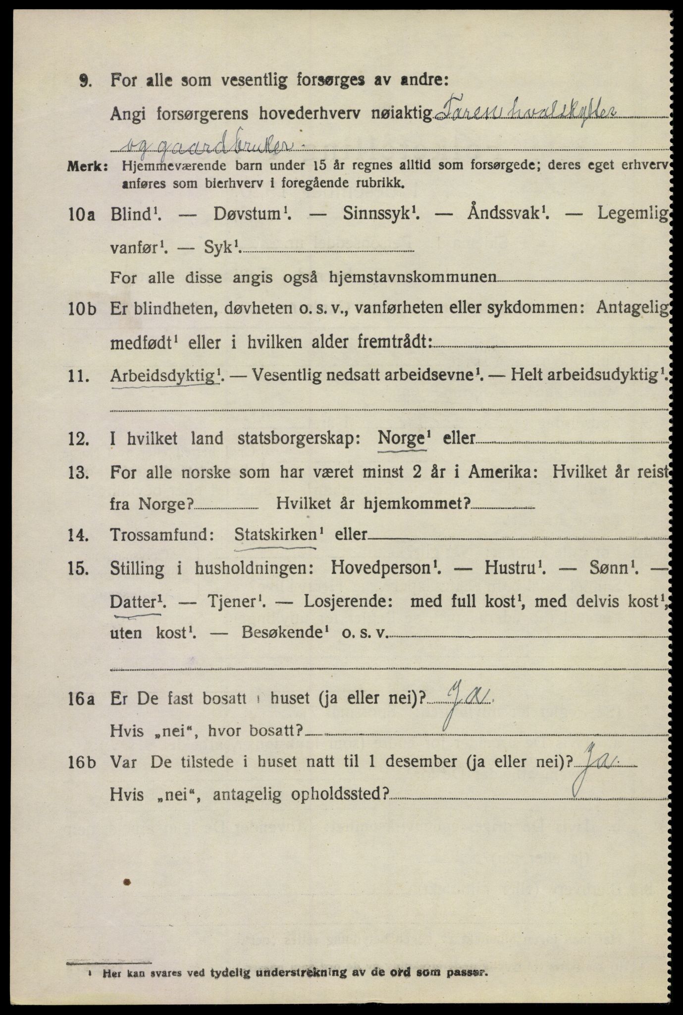 SAKO, 1920 census for Sem, 1920, p. 10366