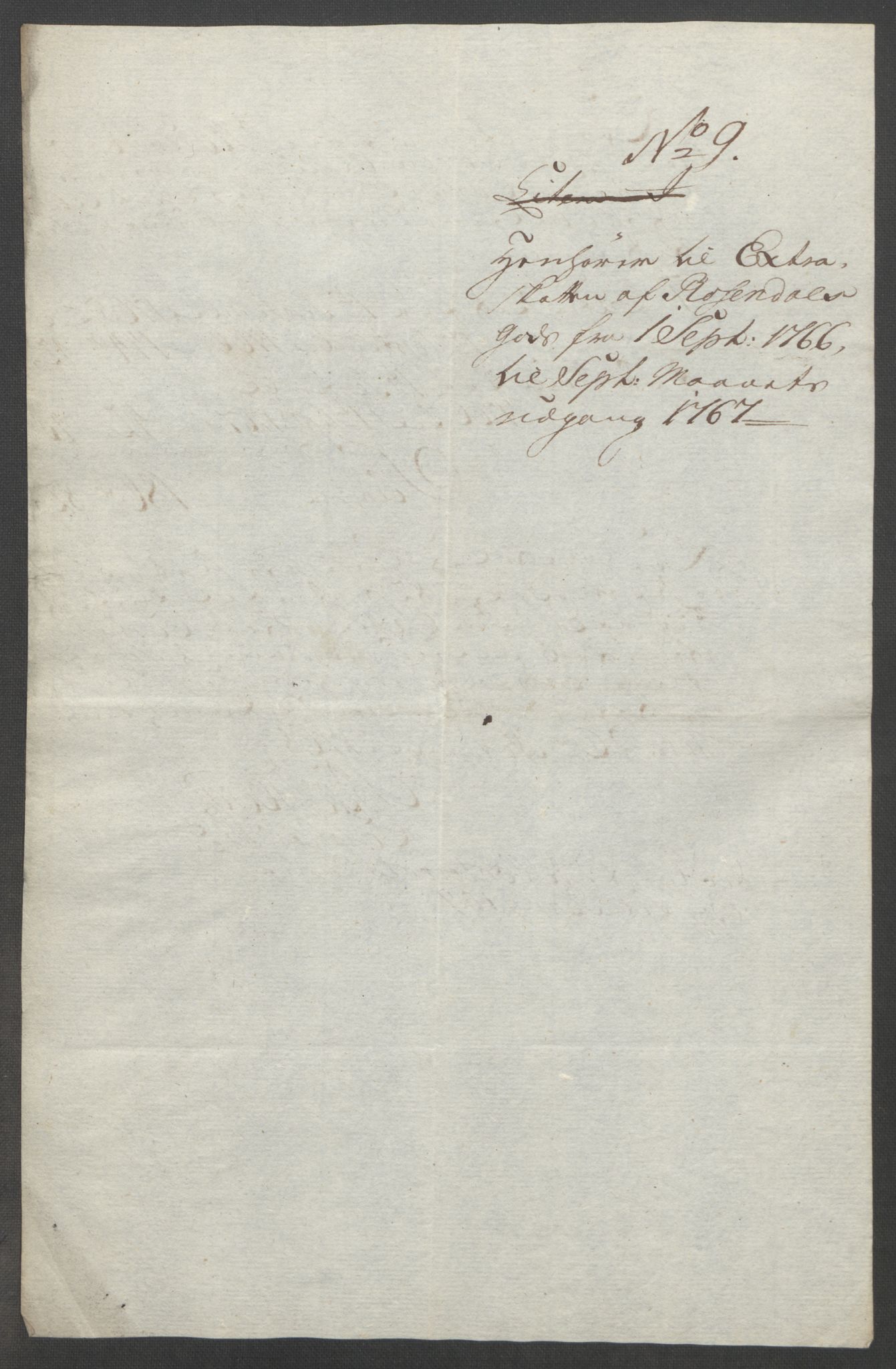 Rentekammeret inntil 1814, Reviderte regnskaper, Fogderegnskap, AV/RA-EA-4092/R49/L3157: Ekstraskatten Rosendal Baroni, 1762-1772, p. 197