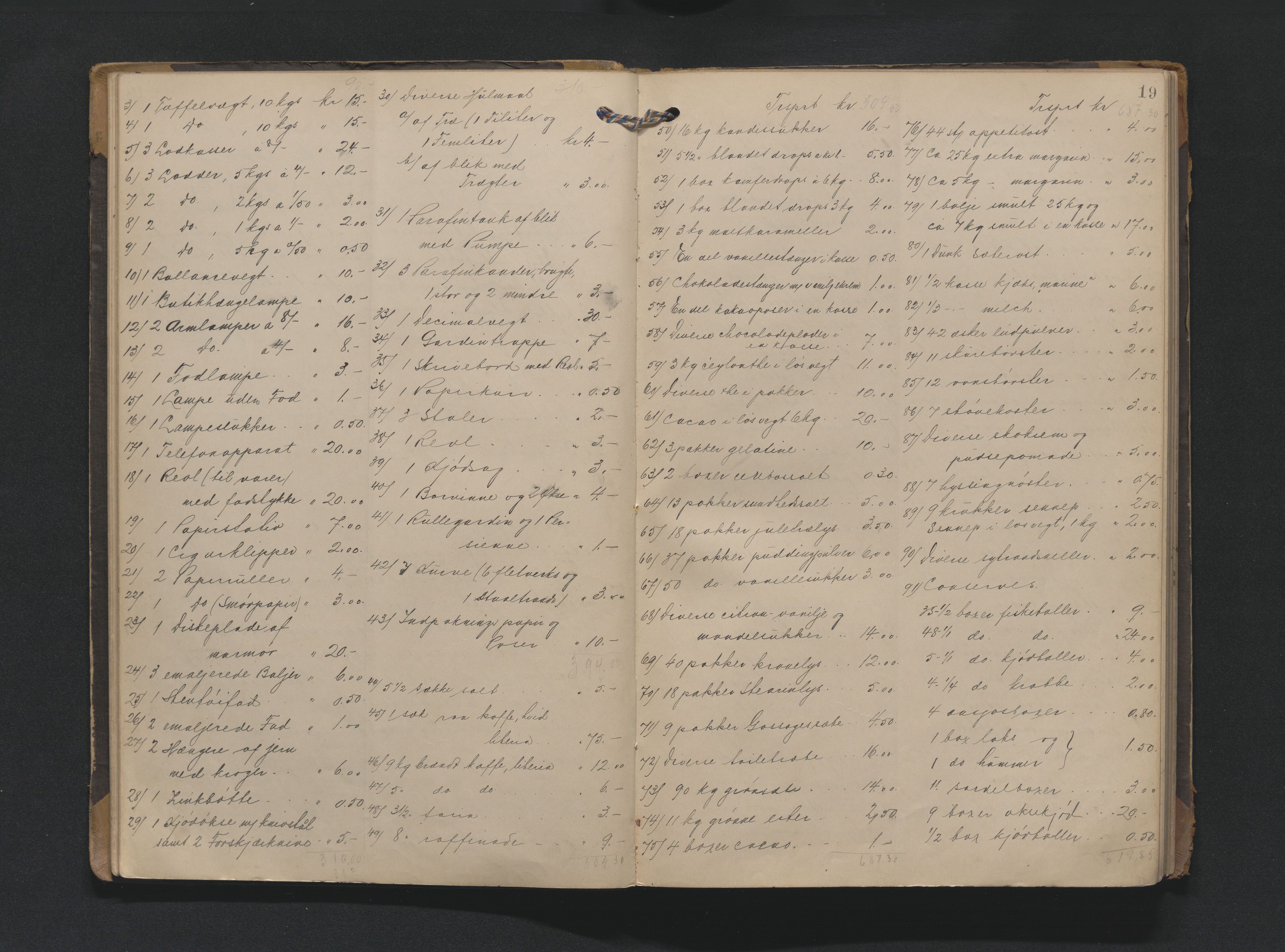 Bamble sorenskriveri, AV/SAKO-A-214/H/Hb/Hbb/Hbbe/L0001: Skifteregisreringsprotokoll, 1903-1929, p. 18b-19a