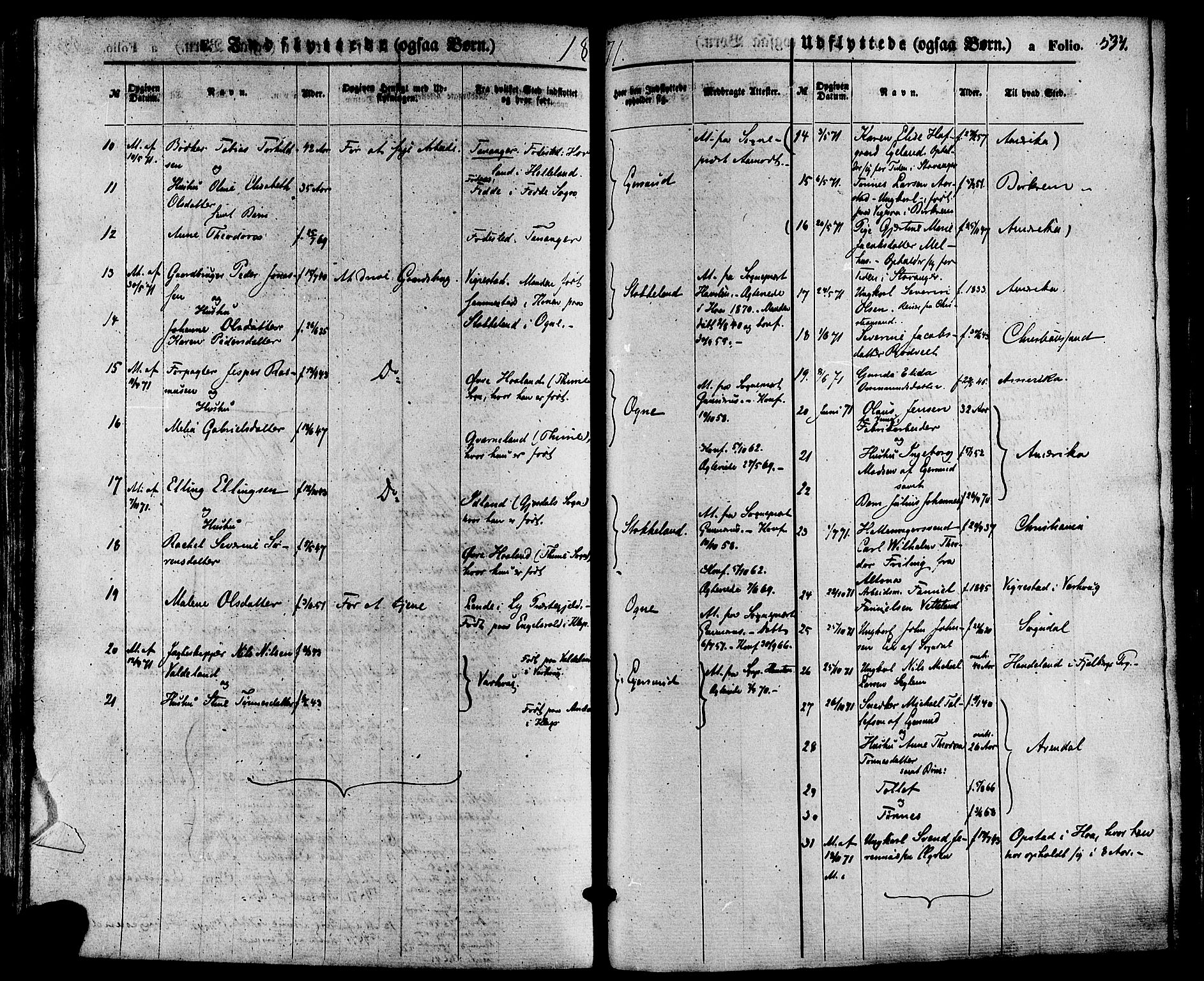 Eigersund sokneprestkontor, SAST/A-101807/S08/L0014: Parish register (official) no. A 13, 1866-1878, p. 534