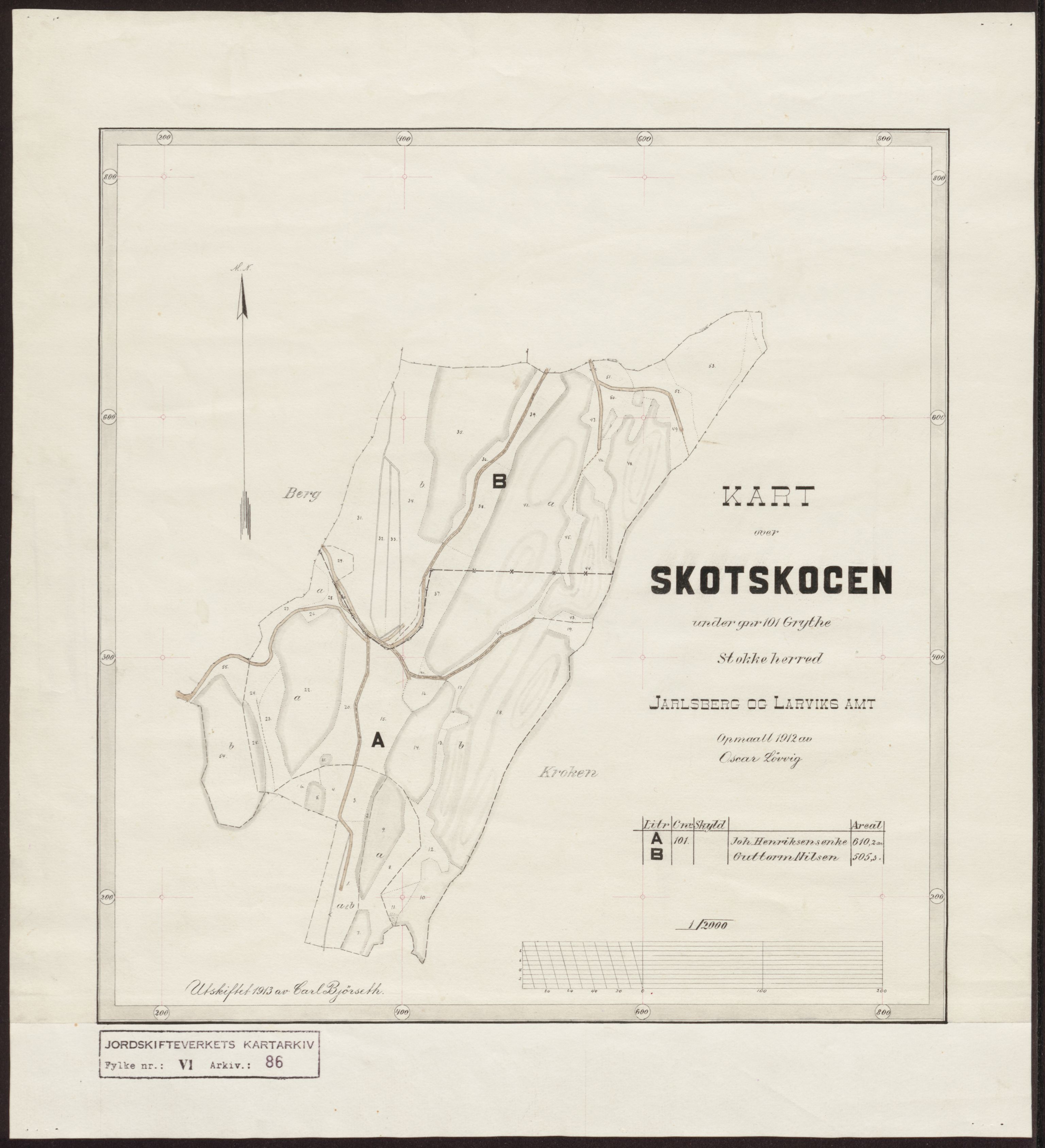 Jordskifteverkets kartarkiv, RA/S-3929/T, 1859-1988, p. 99