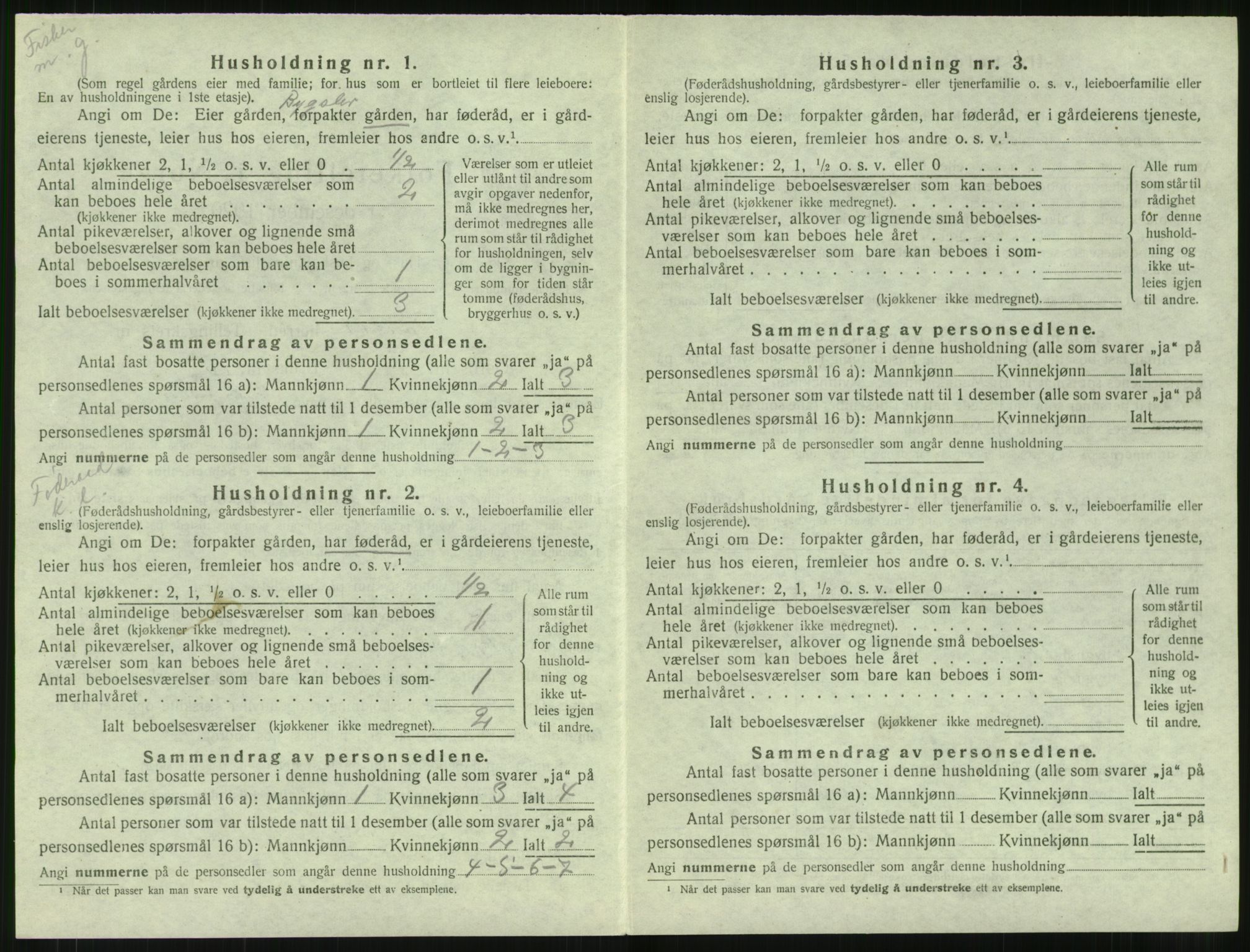 SAT, 1920 census for Haram, 1920, p. 812
