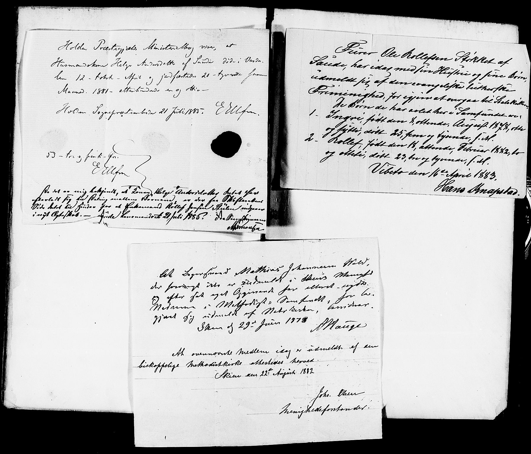 Sauherad kirkebøker, AV/SAKO-A-298/F/Fa/L0008: Parish register (official) no. I 8, 1873-1886