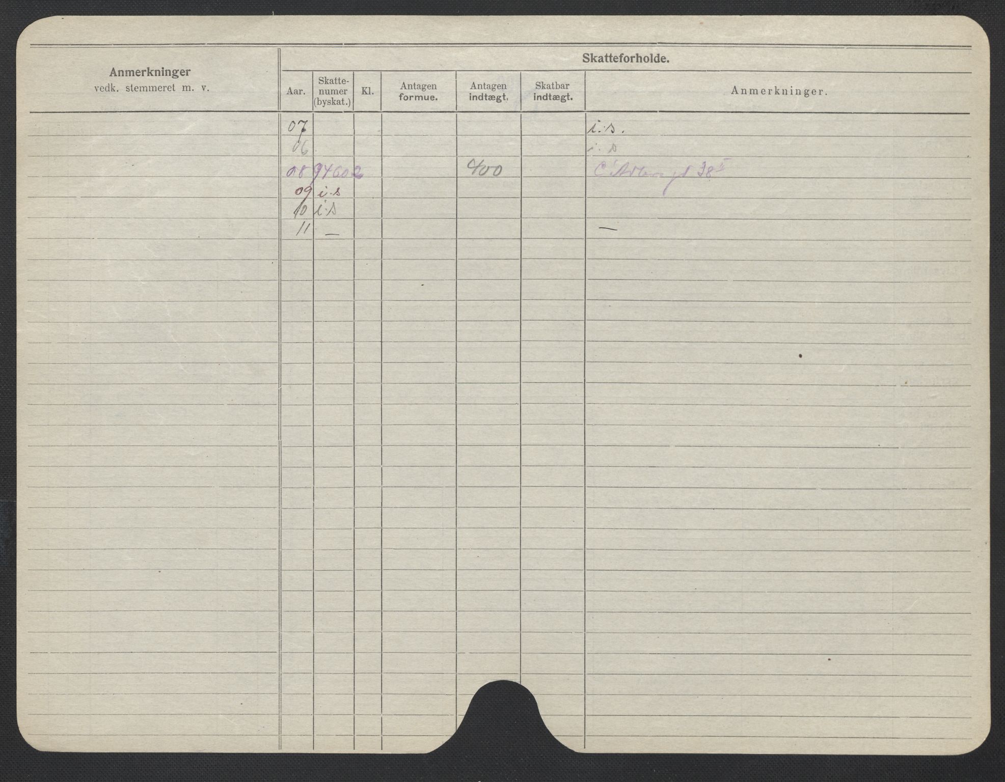 Oslo folkeregister, Registerkort, AV/SAO-A-11715/F/Fa/Fac/L0019: Kvinner, 1906-1914, p. 1002b