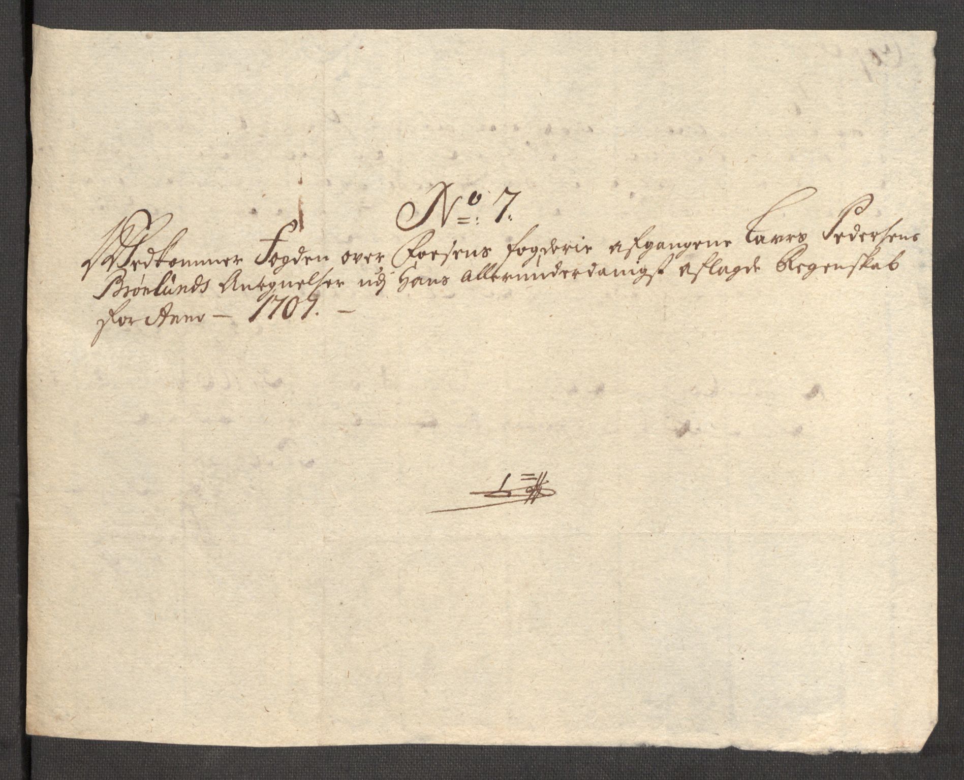 Rentekammeret inntil 1814, Reviderte regnskaper, Fogderegnskap, AV/RA-EA-4092/R57/L3857: Fogderegnskap Fosen, 1706-1707, p. 478