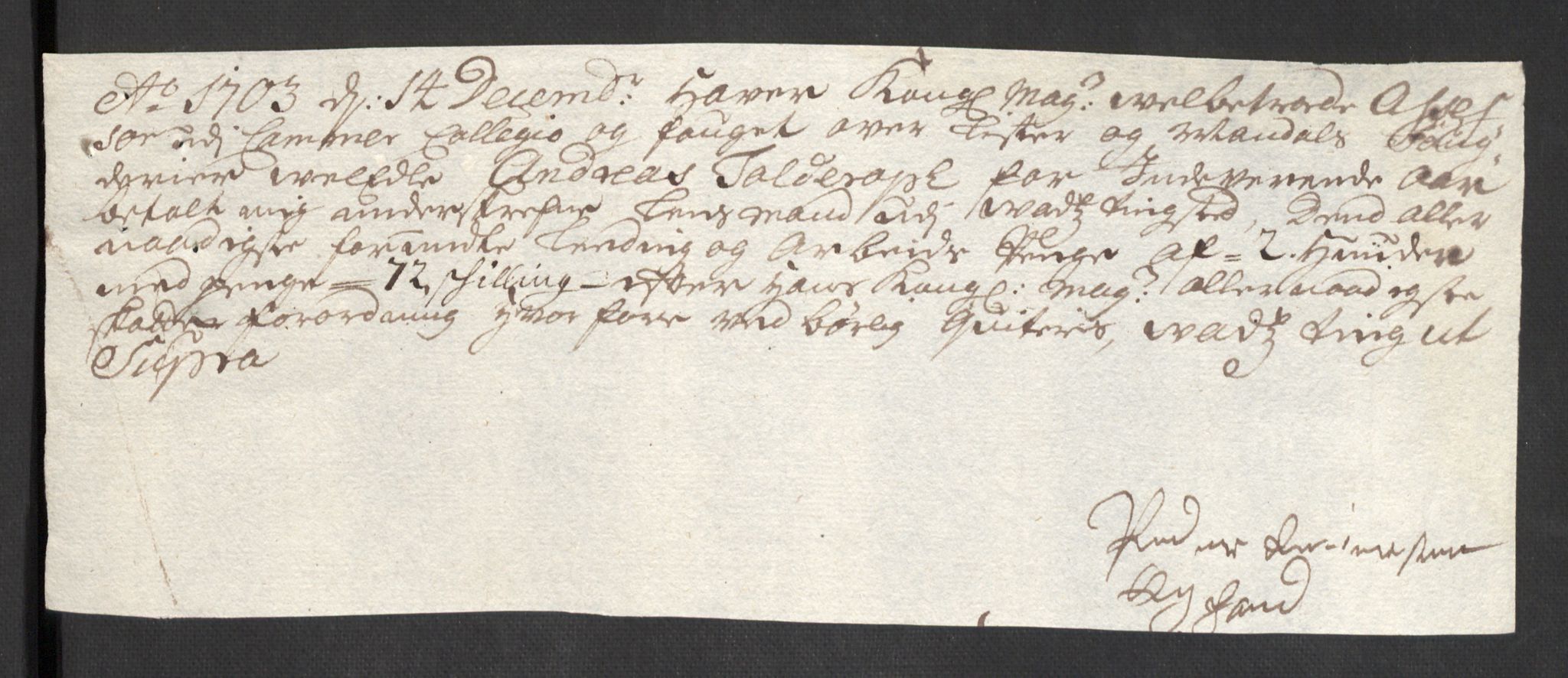 Rentekammeret inntil 1814, Reviderte regnskaper, Fogderegnskap, AV/RA-EA-4092/R43/L2550: Fogderegnskap Lista og Mandal, 1703-1704, p. 91