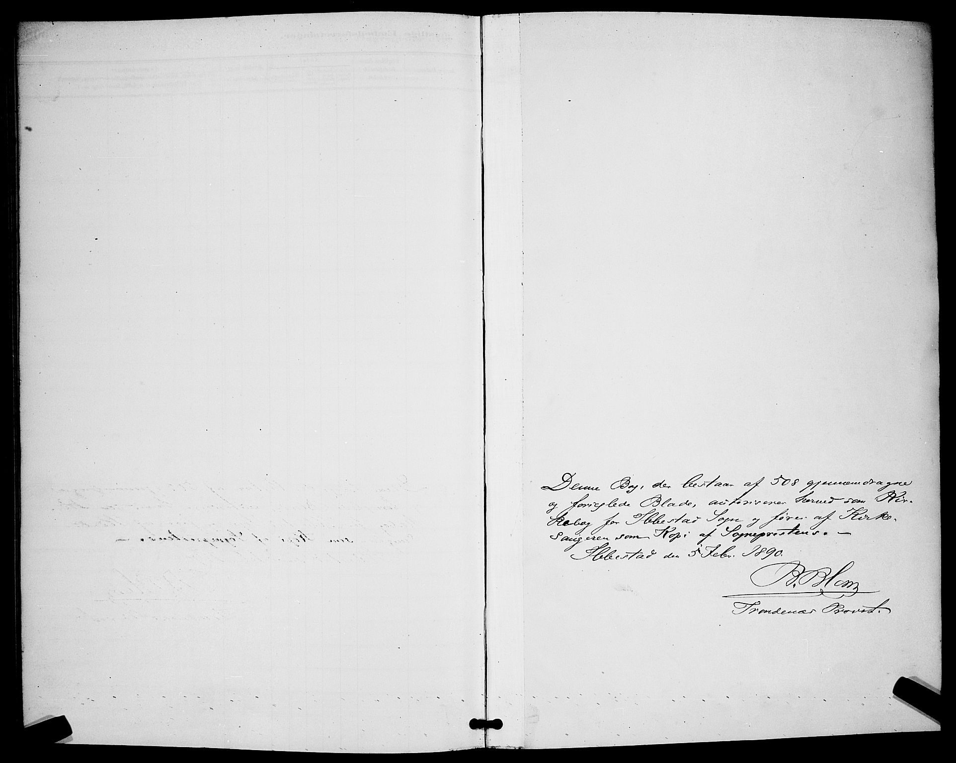 Ibestad sokneprestembete, SATØ/S-0077/H/Ha/Hab/L0008klokker: Parish register (copy) no. 8, 1890-1903