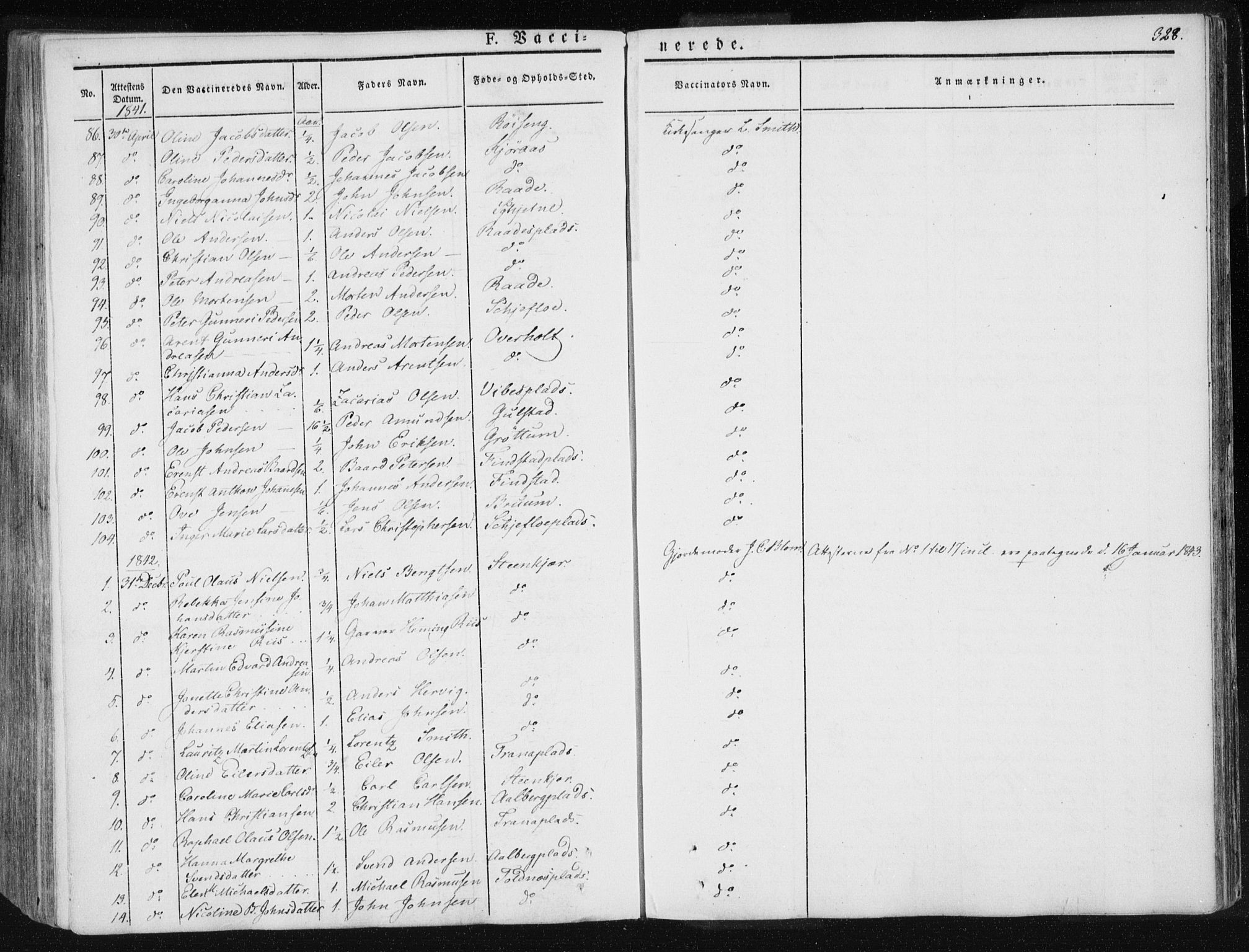 Ministerialprotokoller, klokkerbøker og fødselsregistre - Nord-Trøndelag, AV/SAT-A-1458/735/L0339: Parish register (official) no. 735A06 /1, 1836-1848, p. 328