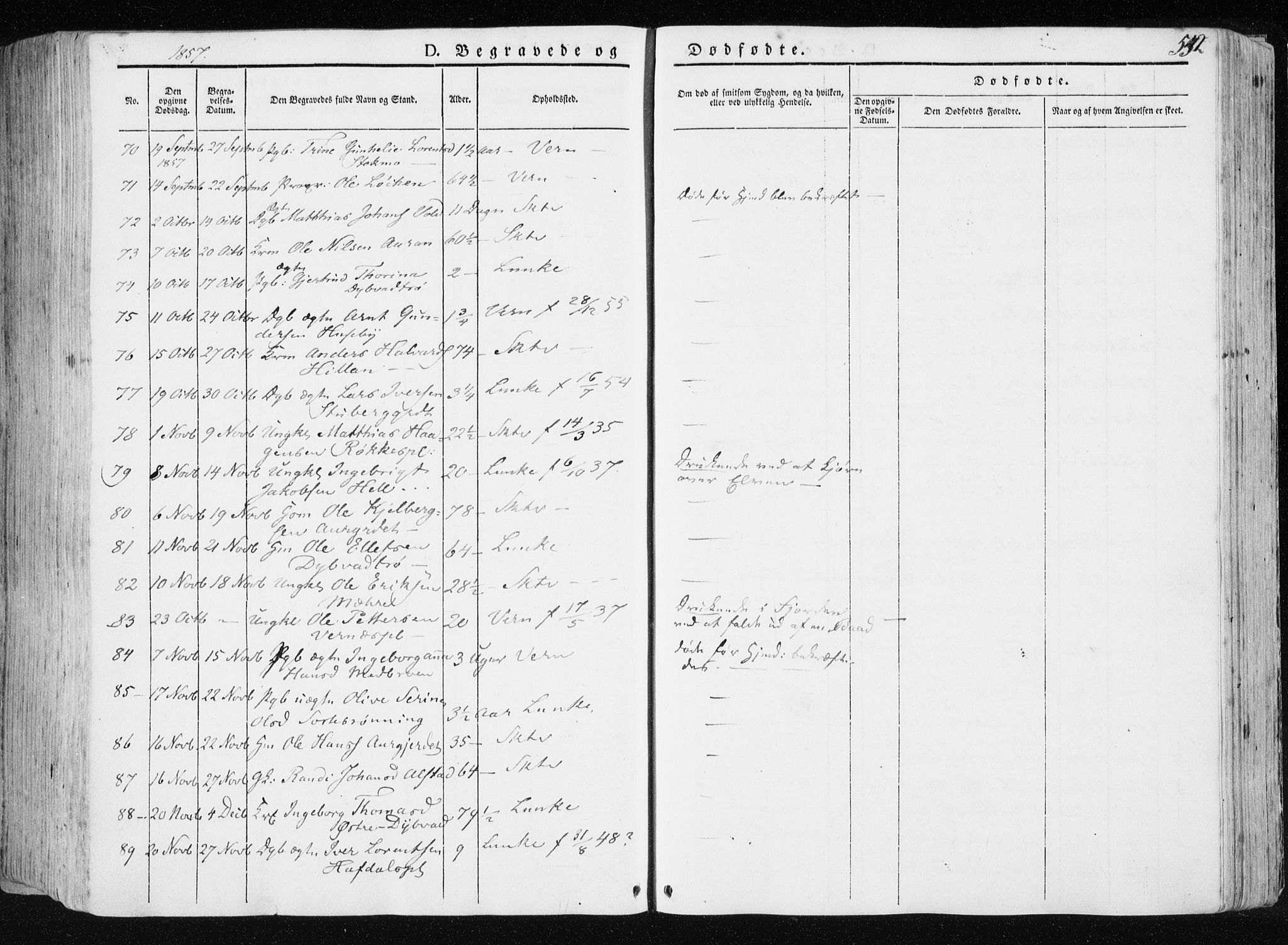 Ministerialprotokoller, klokkerbøker og fødselsregistre - Nord-Trøndelag, SAT/A-1458/709/L0074: Parish register (official) no. 709A14, 1845-1858, p. 532
