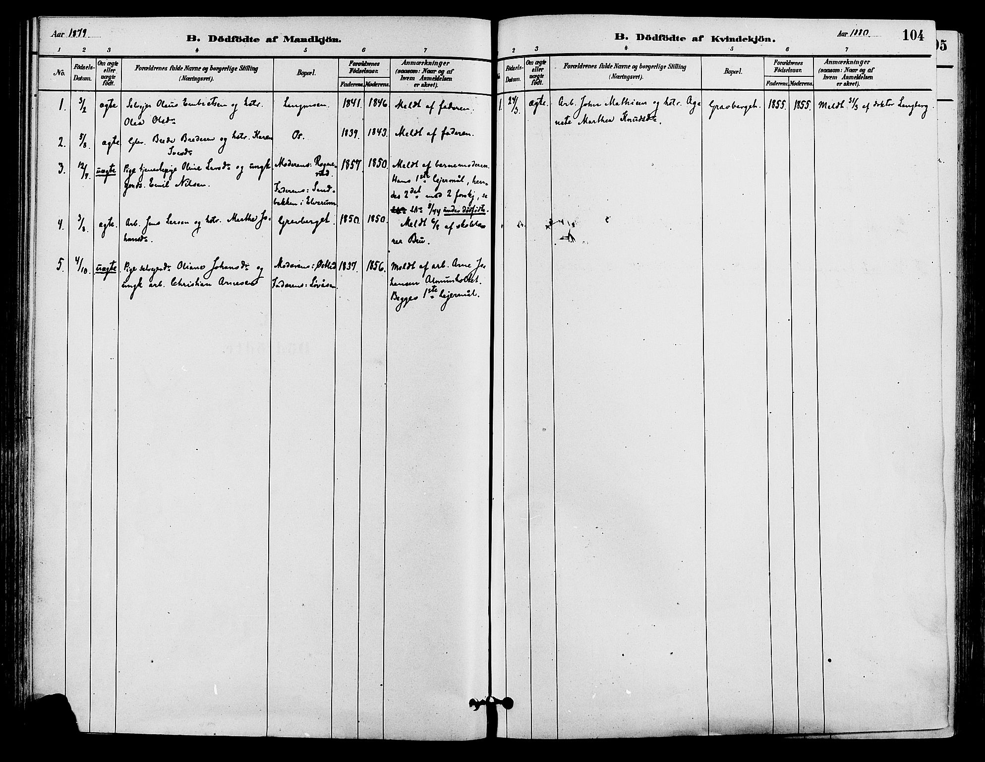 Våler prestekontor, Hedmark, SAH/PREST-040/H/Ha/Haa/L0002: Parish register (official) no. 3, 1879-1911, p. 104