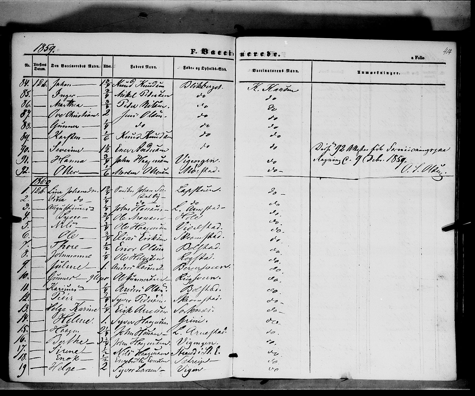 Åmot prestekontor, Hedmark, AV/SAH-PREST-056/H/Ha/Haa/L0006: Parish register (official) no. 6, 1842-1861, p. 414