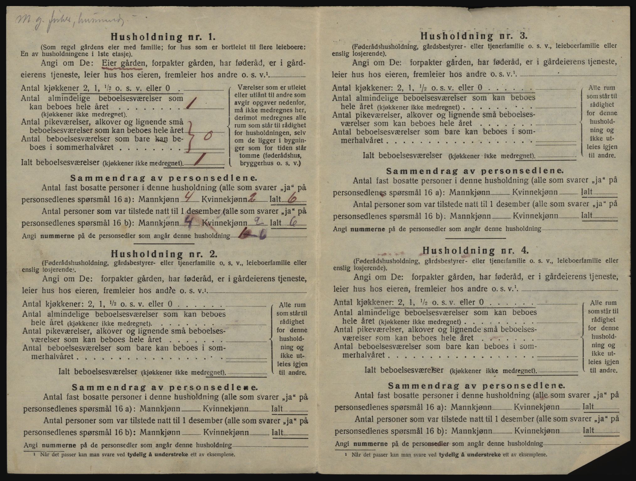 SATØ, 1920 census for Skjervøy, 1920, p. 62