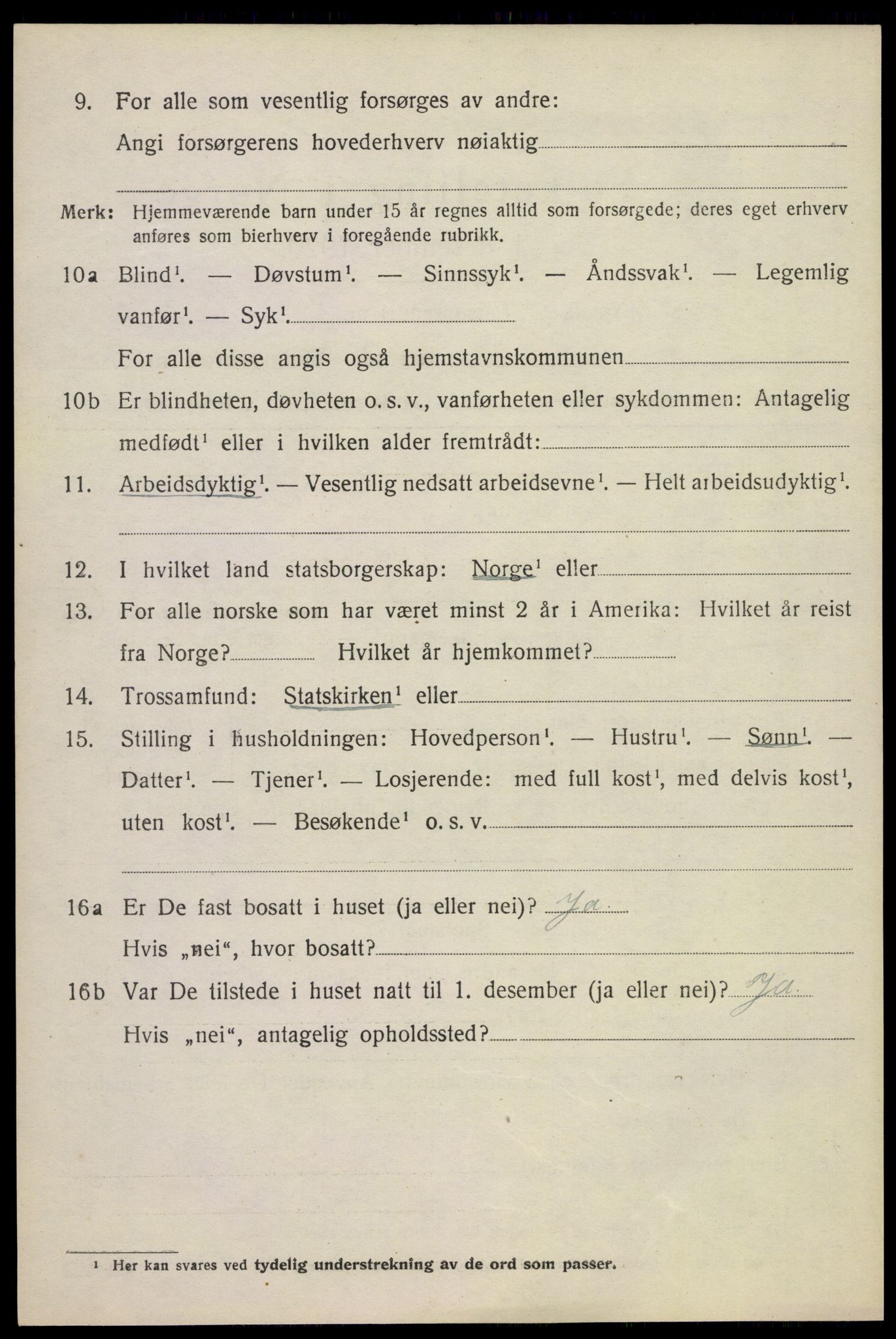 SAKO, 1920 census for Bø (Telemark), 1920, p. 6547