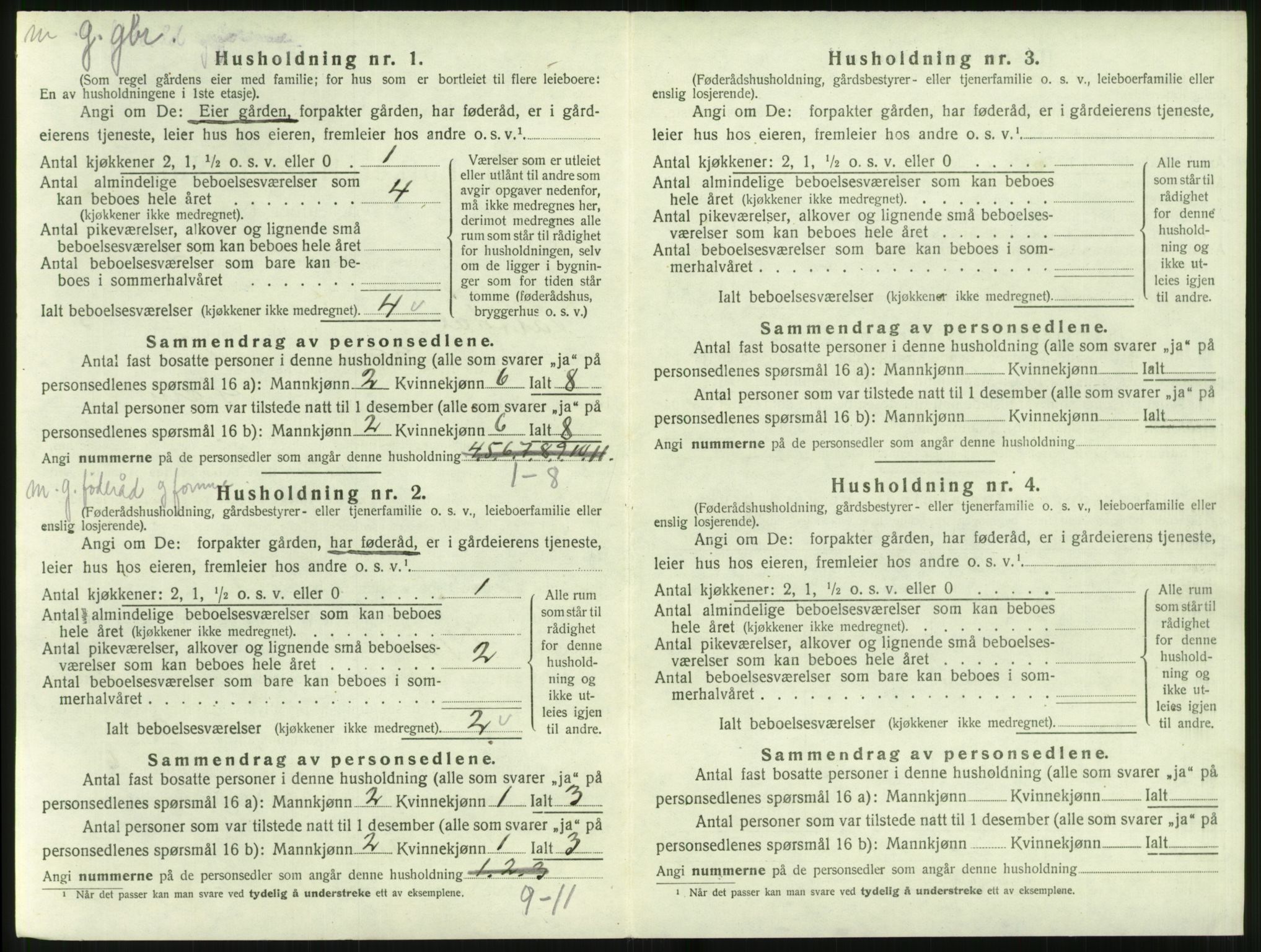 SAT, 1920 census for Vartdal, 1920, p. 156