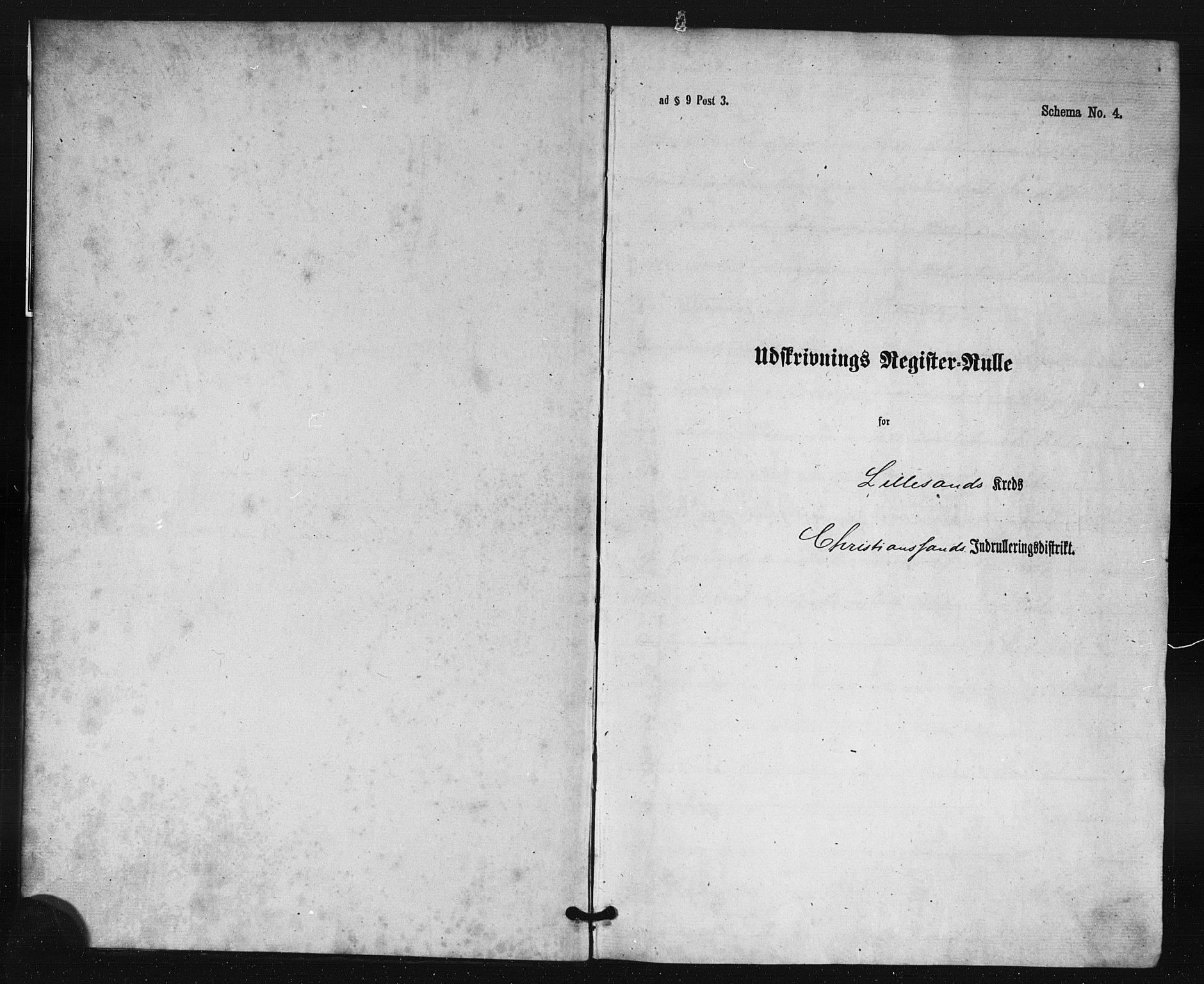 Lillesand mønstringskrets, AV/SAK-2031-0014/F/Ff/L0002: Utskrivningsregisterruller Høvåg, Vestre Moland, Birkenes med flere, G-11, 1860-1880, p. 2