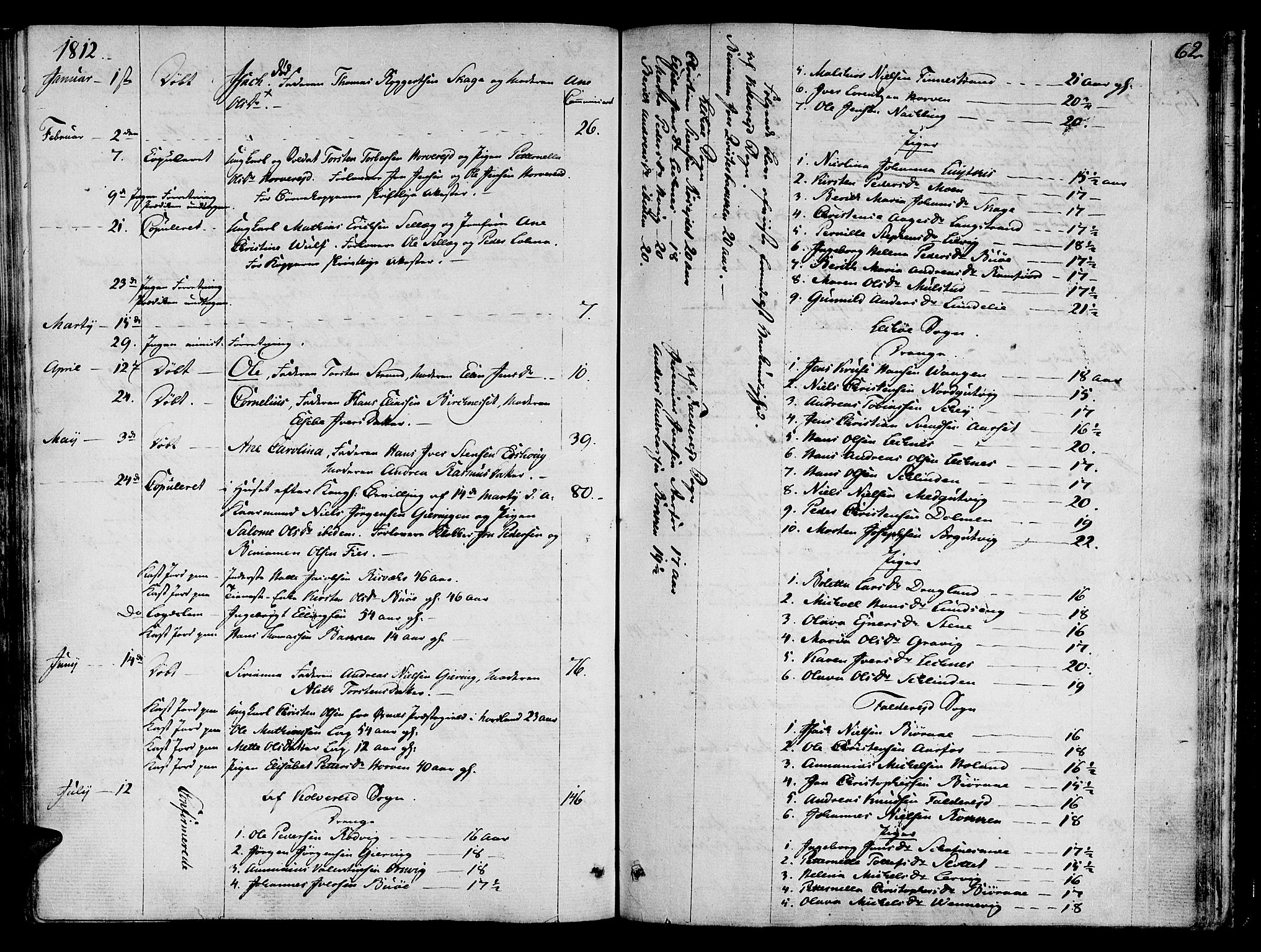 Ministerialprotokoller, klokkerbøker og fødselsregistre - Nord-Trøndelag, SAT/A-1458/780/L0633: Parish register (official) no. 780A02 /1, 1787-1814, p. 62