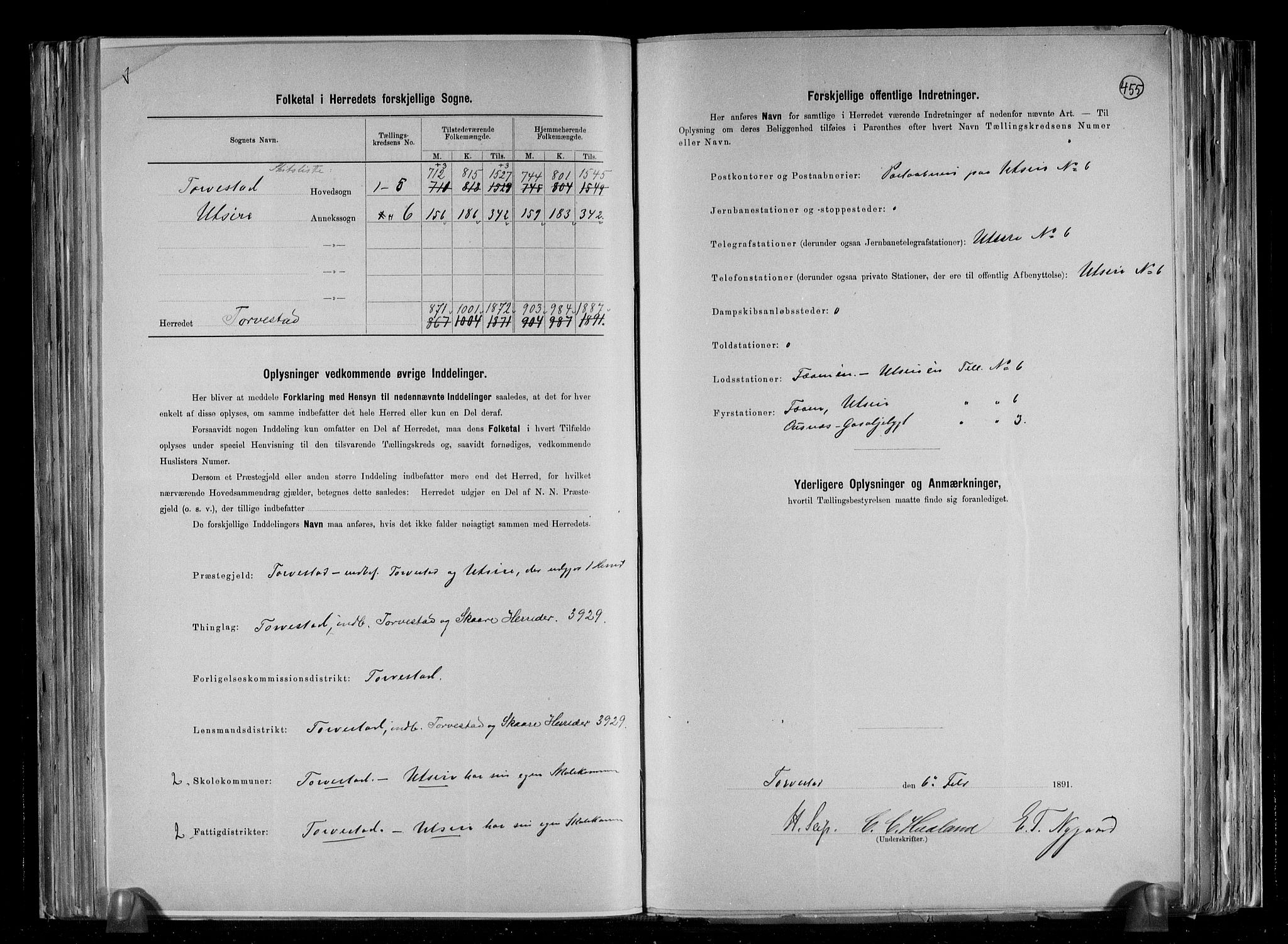 RA, 1891 census for 1152 Torvastad, 1891, p. 3