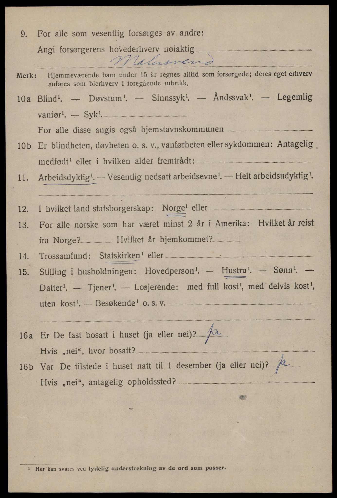 SAST, 1920 census for Stavanger, 1920, p. 103123