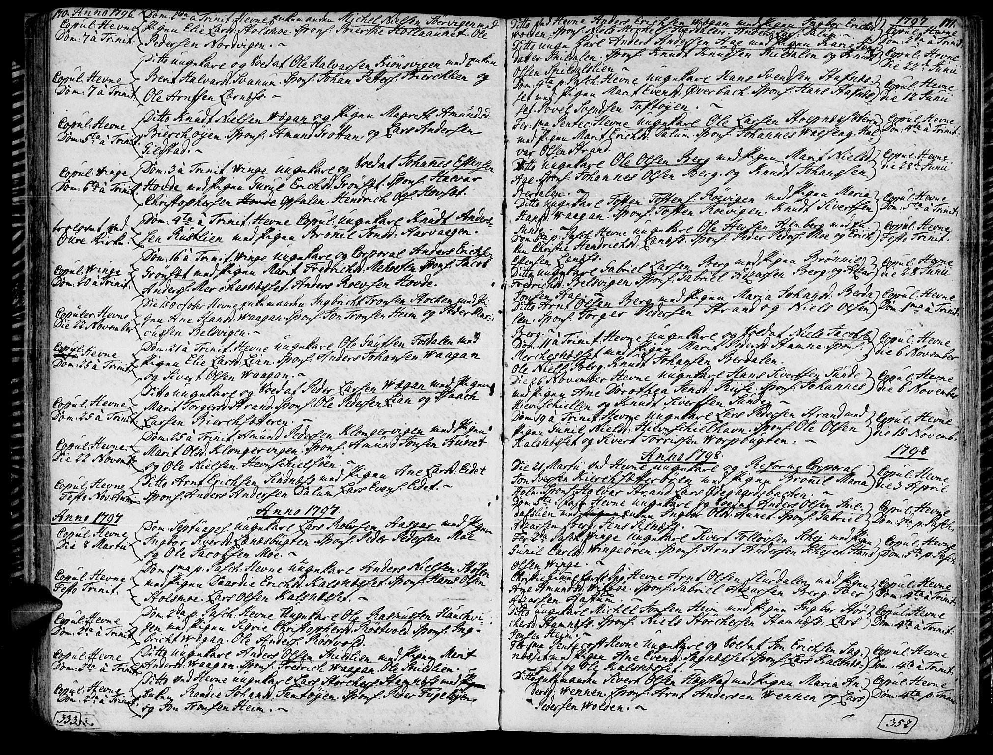 Ministerialprotokoller, klokkerbøker og fødselsregistre - Sør-Trøndelag, SAT/A-1456/630/L0490: Parish register (official) no. 630A03, 1795-1818, p. 170-171