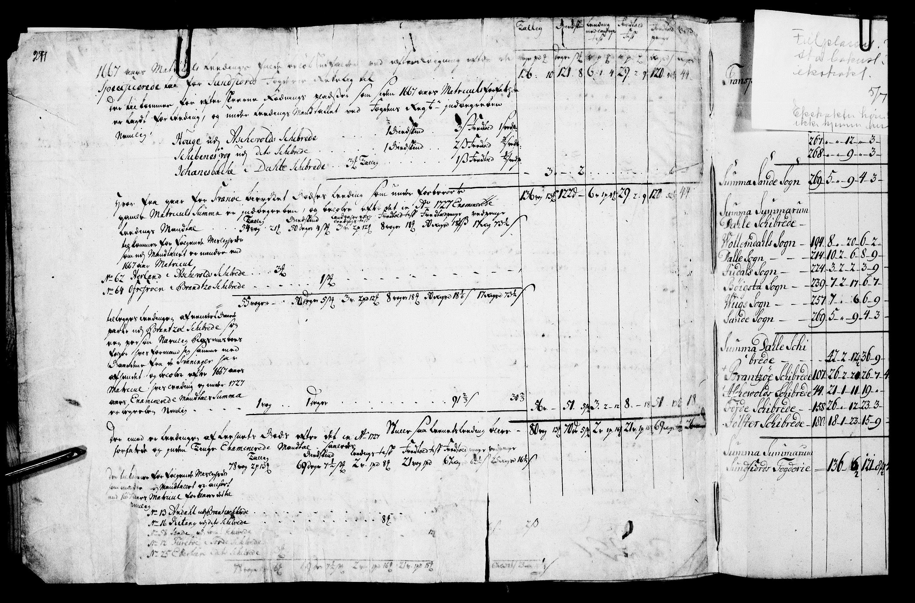 Rentekammeret inntil 1814, Realistisk ordnet avdeling, AV/RA-EA-4070/N/Nb/Nba/L0043: Sunnfjord fogderi, 1667