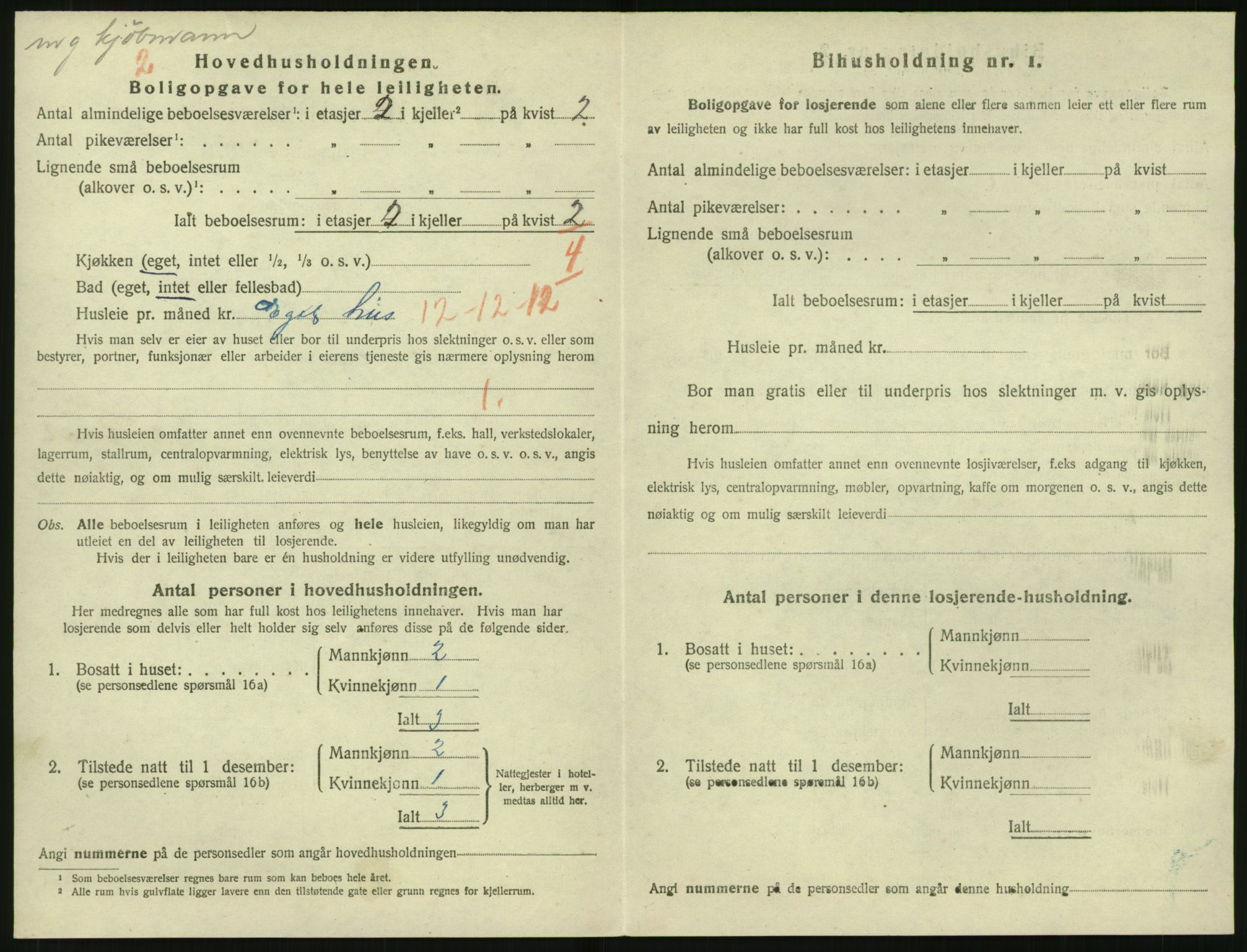 SAK, 1920 census for Tvedestrand, 1920, p. 824