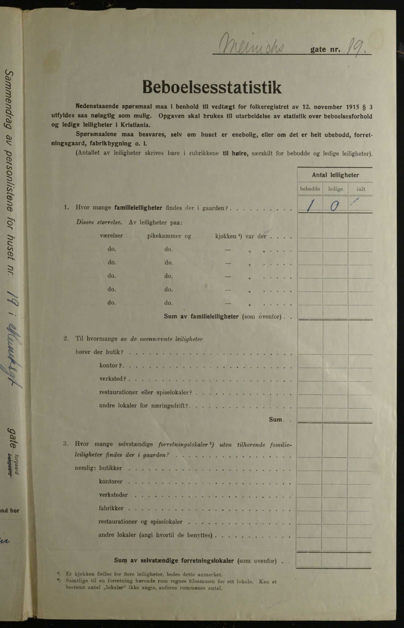 OBA, Municipal Census 1923 for Kristiania, 1923, p. 1567