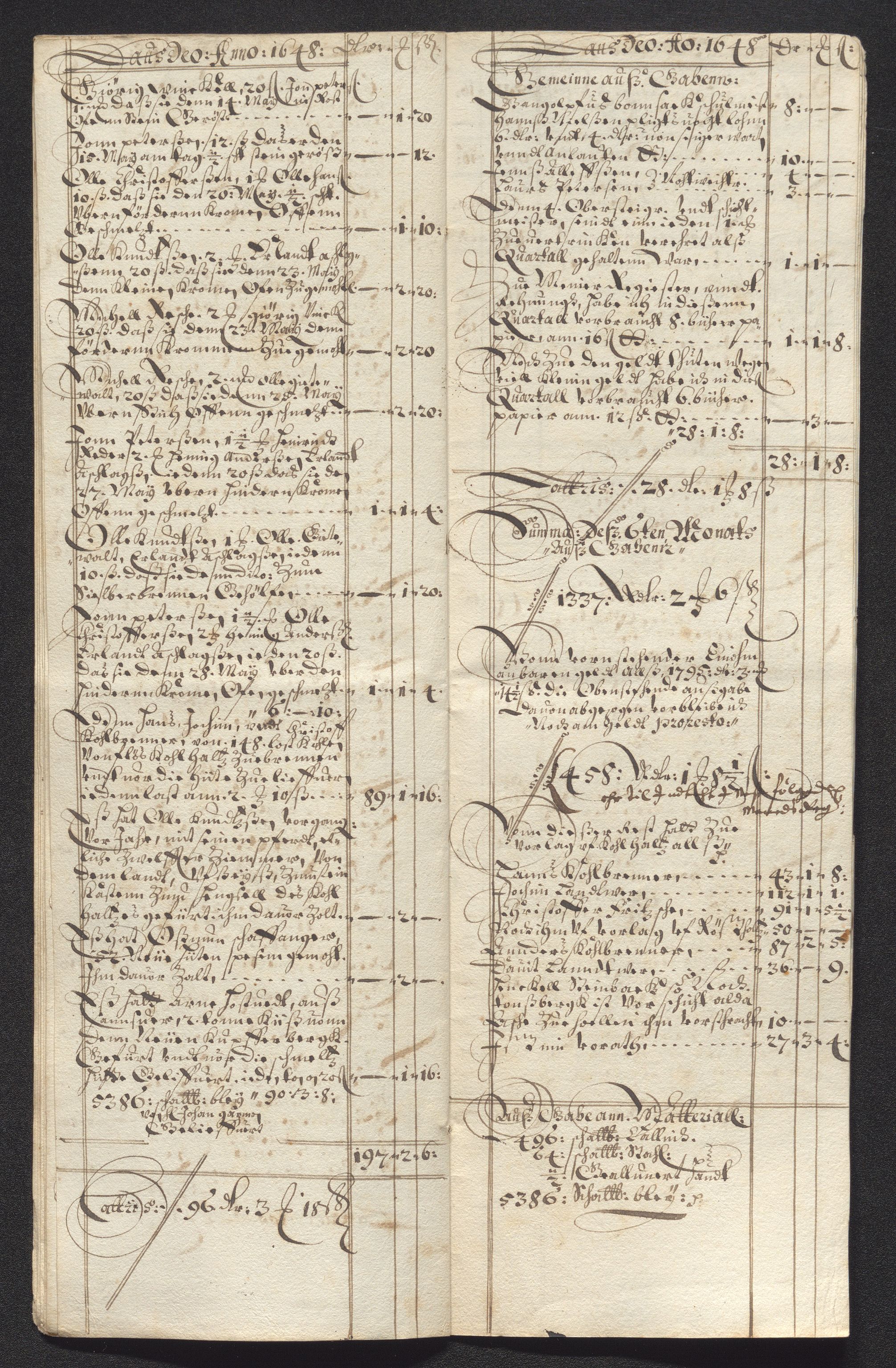 Kongsberg Sølvverk 1623-1816, AV/SAKO-EA-3135/001/D/Dc/Dcd/L0022: Utgiftsregnskap for gruver m.m., 1647-1648, p. 936