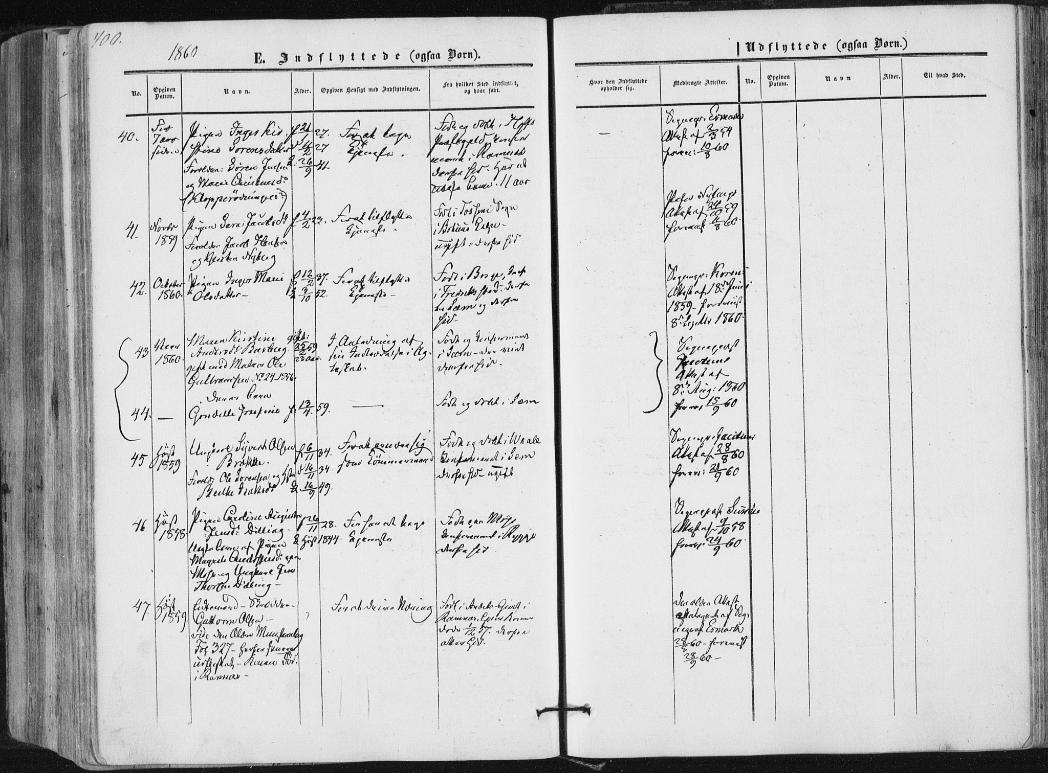 Tønsberg kirkebøker, SAKO/A-330/F/Fa/L0008: Parish register (official) no. I 8, 1855-1864, p. 400